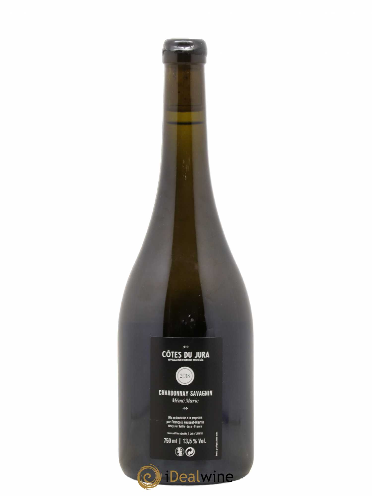 Côtes du Jura Mémé Marie François Rousset Martin 2018 - Lot de 1 bouteille - 1