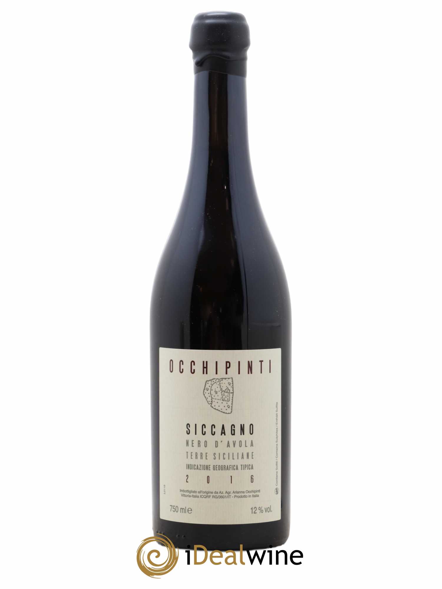 Terre Siciliane IGT Siccagno Azienda Agricola Arianna Occhipinti 2016 - Lot de 1 bouteille - 0