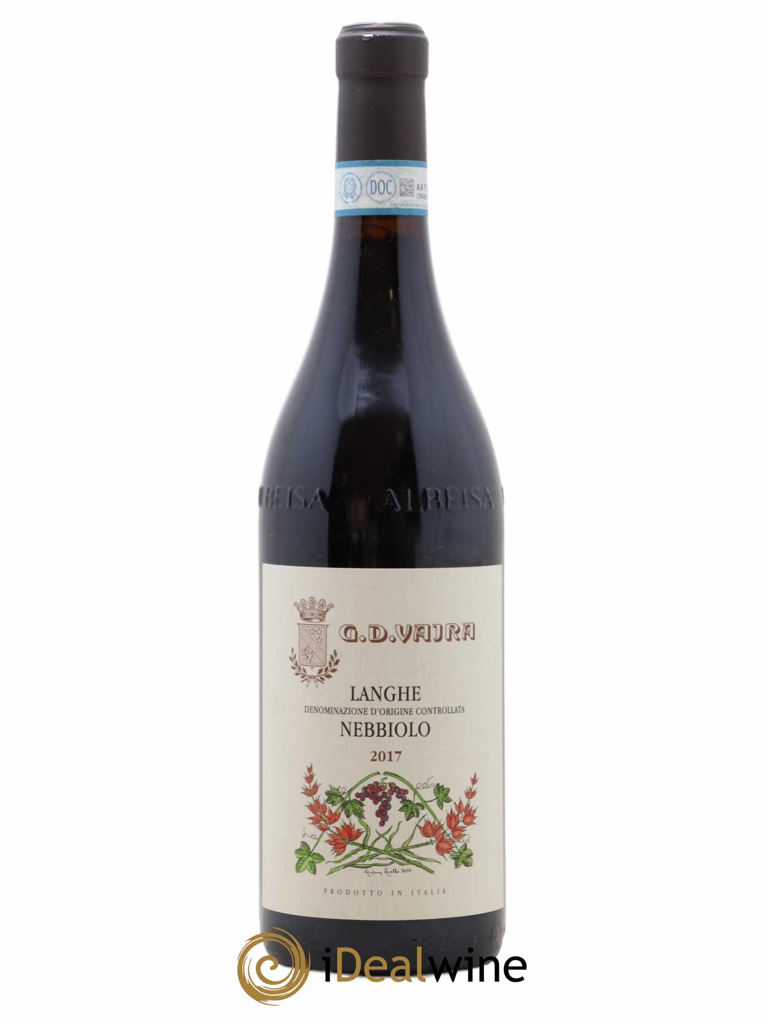 Langhe DOC Nebbiolo G.D Vajra 2017 - Lot de 1 bouteille - 0