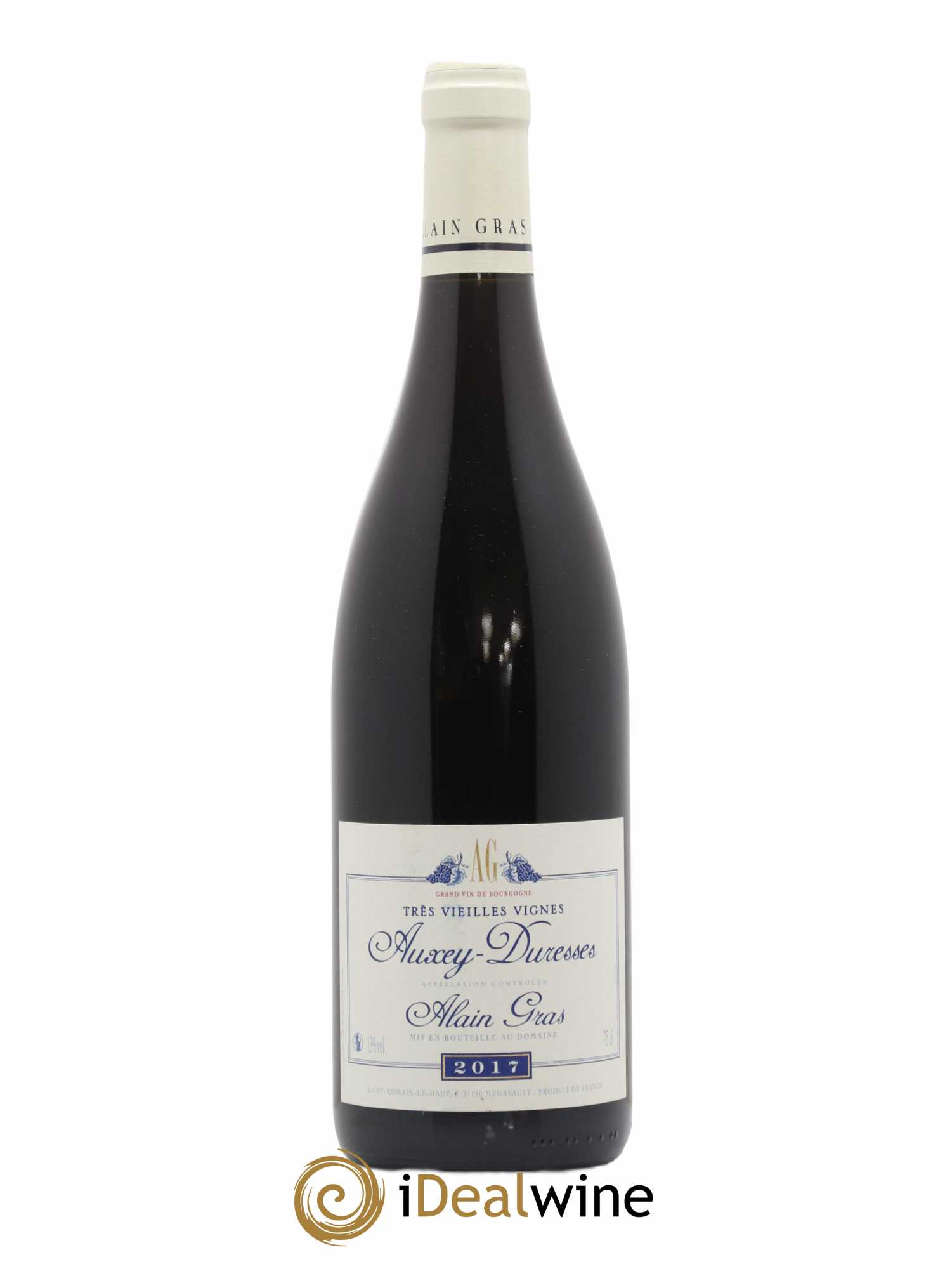 Auxey-Duresses Très Vieilles Vignes Alain Gras 2017 - Lot de 1 bouteille - 0