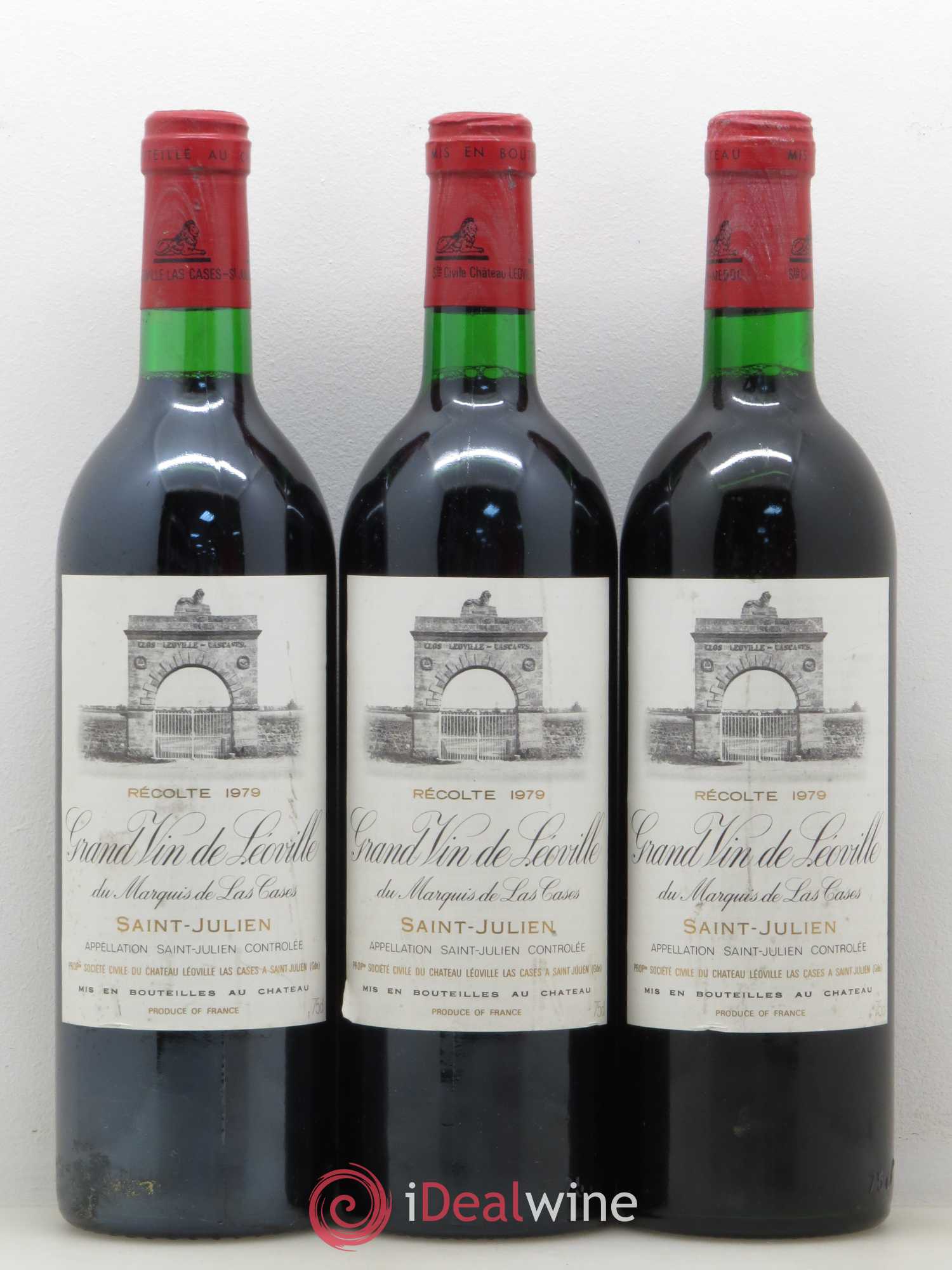 Château Léoville Las Cases 2ème Grand Cru Classé 1979 - Lotto di 6 bottiglie - 1
