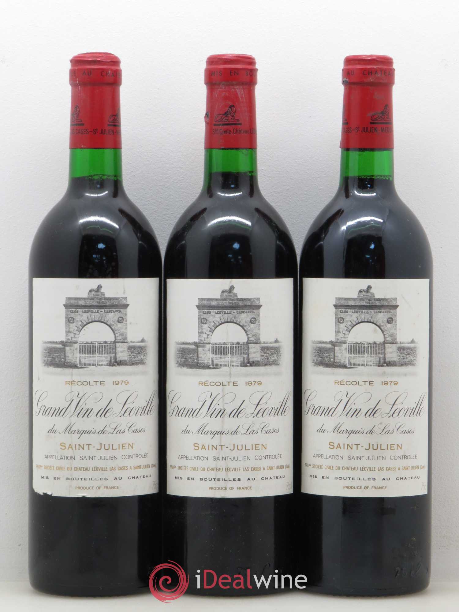 Château Léoville Las Cases 2ème Grand Cru Classé 1979 - Lotto di 6 bottiglie - 2