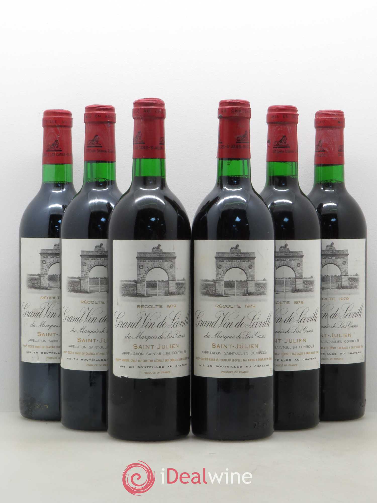 Château Léoville Las Cases 2ème Grand Cru Classé 1979 - Lotto di 6 bottiglie - 0
