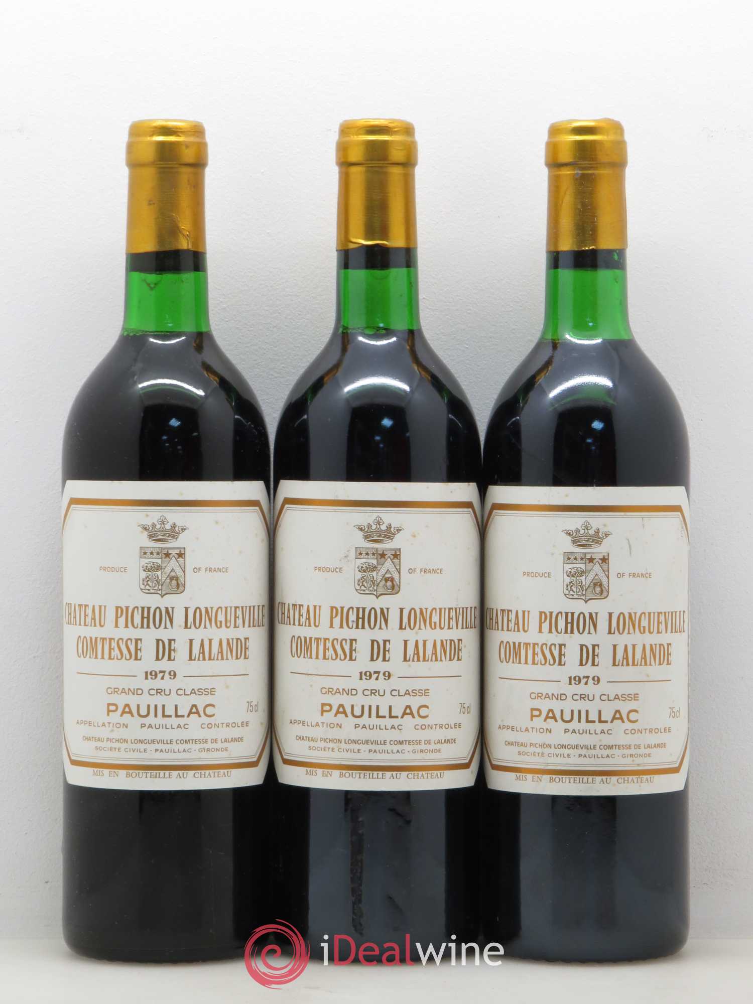 Château Pichon Longueville Comtesse de Lalande 2ème Grand Cru Classé 1979 - Lot de 6 bouteilles - 1