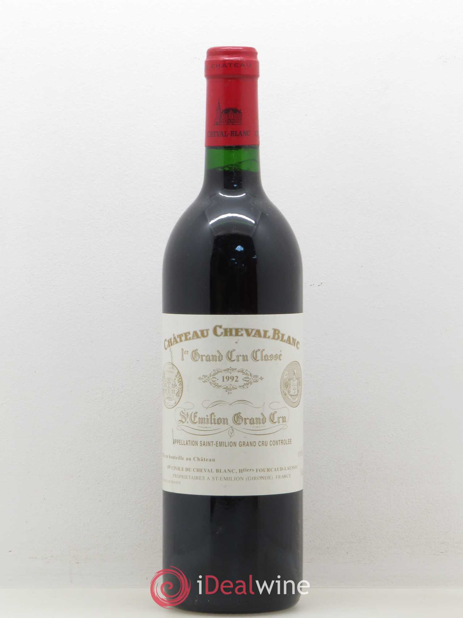 Château Cheval Blanc 1er Grand Cru Classé A 1992 - Lot de 1 bouteille - 0