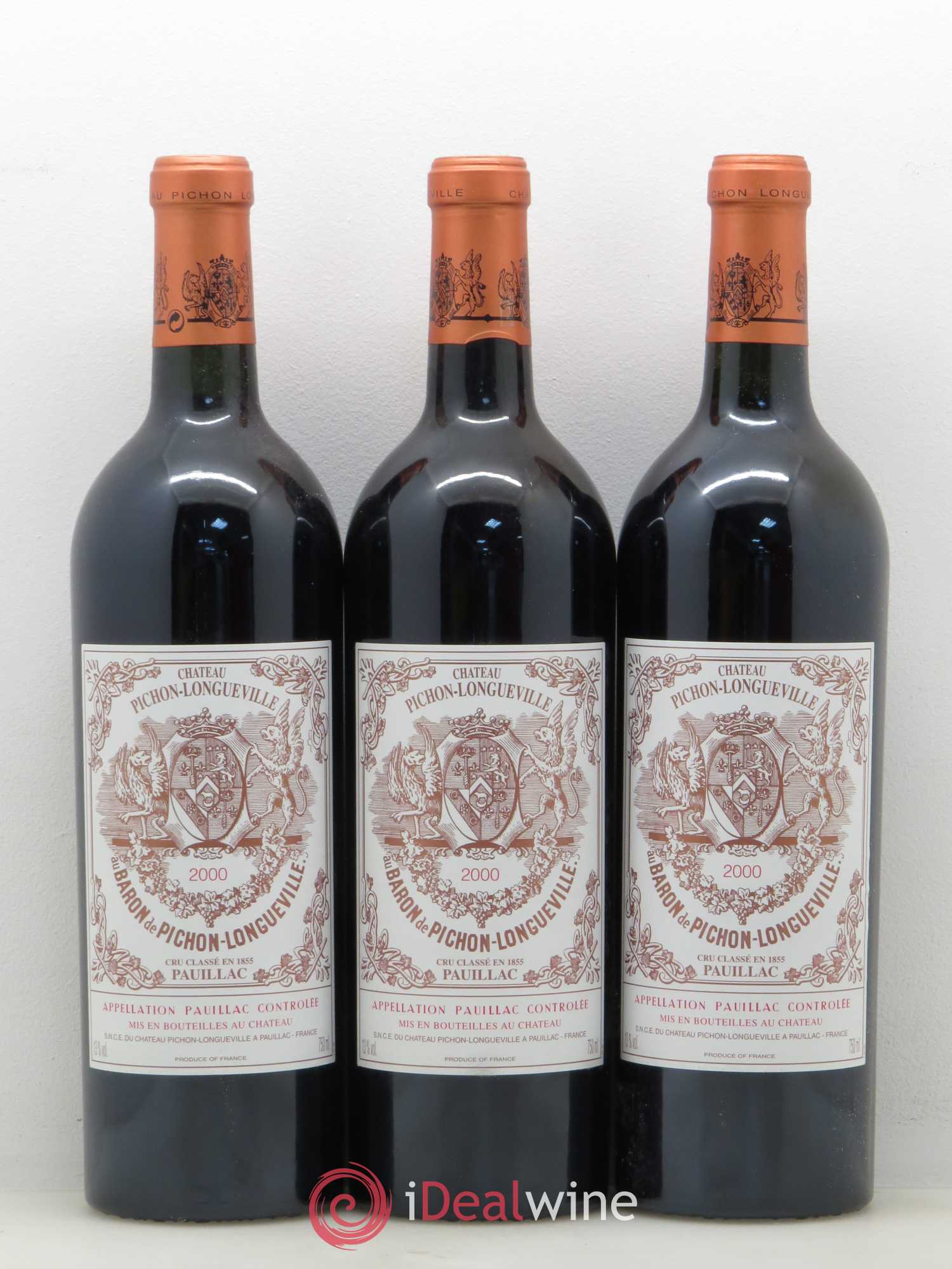 Pichon Longueville Baron 2ème Grand Cru Classé 2000 - Lot de 12 bouteilles - 2