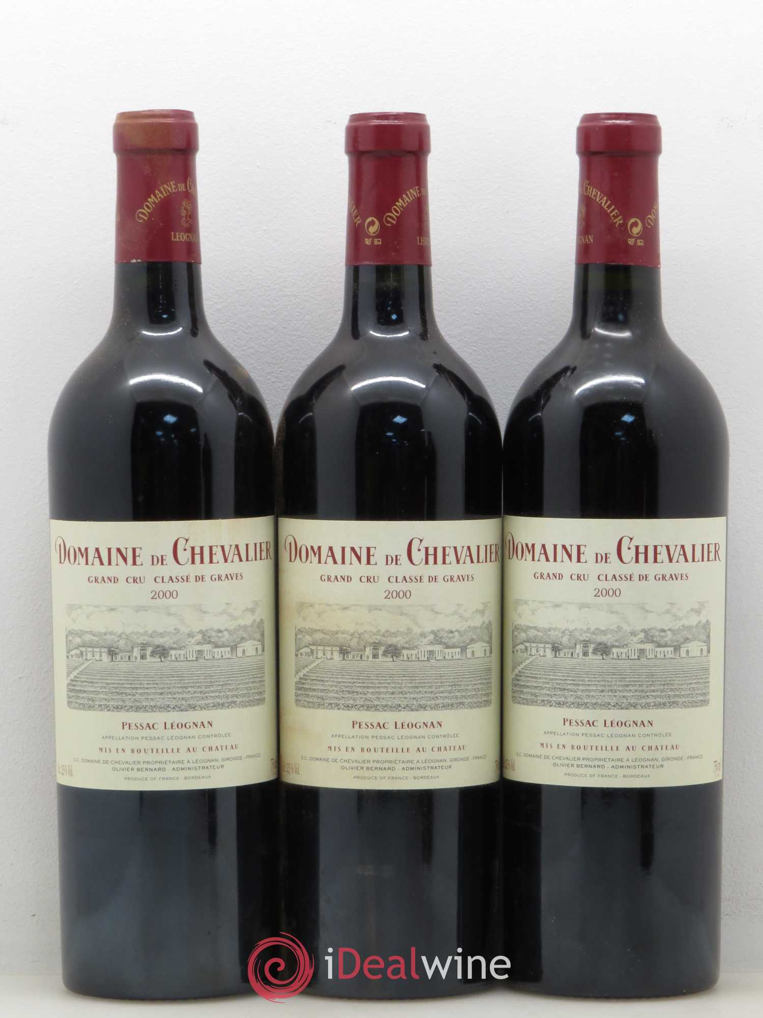 Domaine de Chevalier Cru Classé de Graves 2000 - Lot de 12 bouteilles - 1