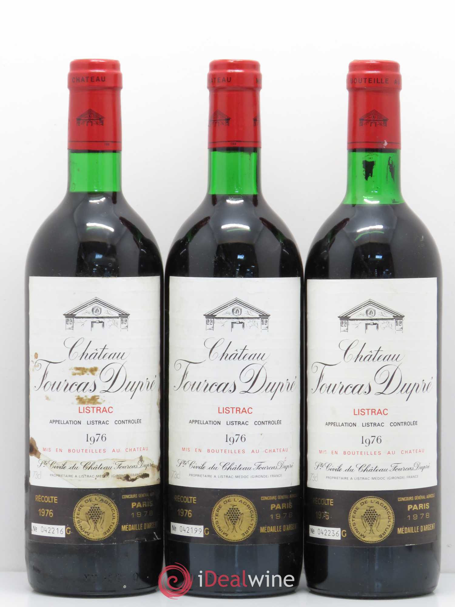 Château Fourcas Dupré (sans prix de réserve) 1976 - Lot de 12 bouteilles - 2