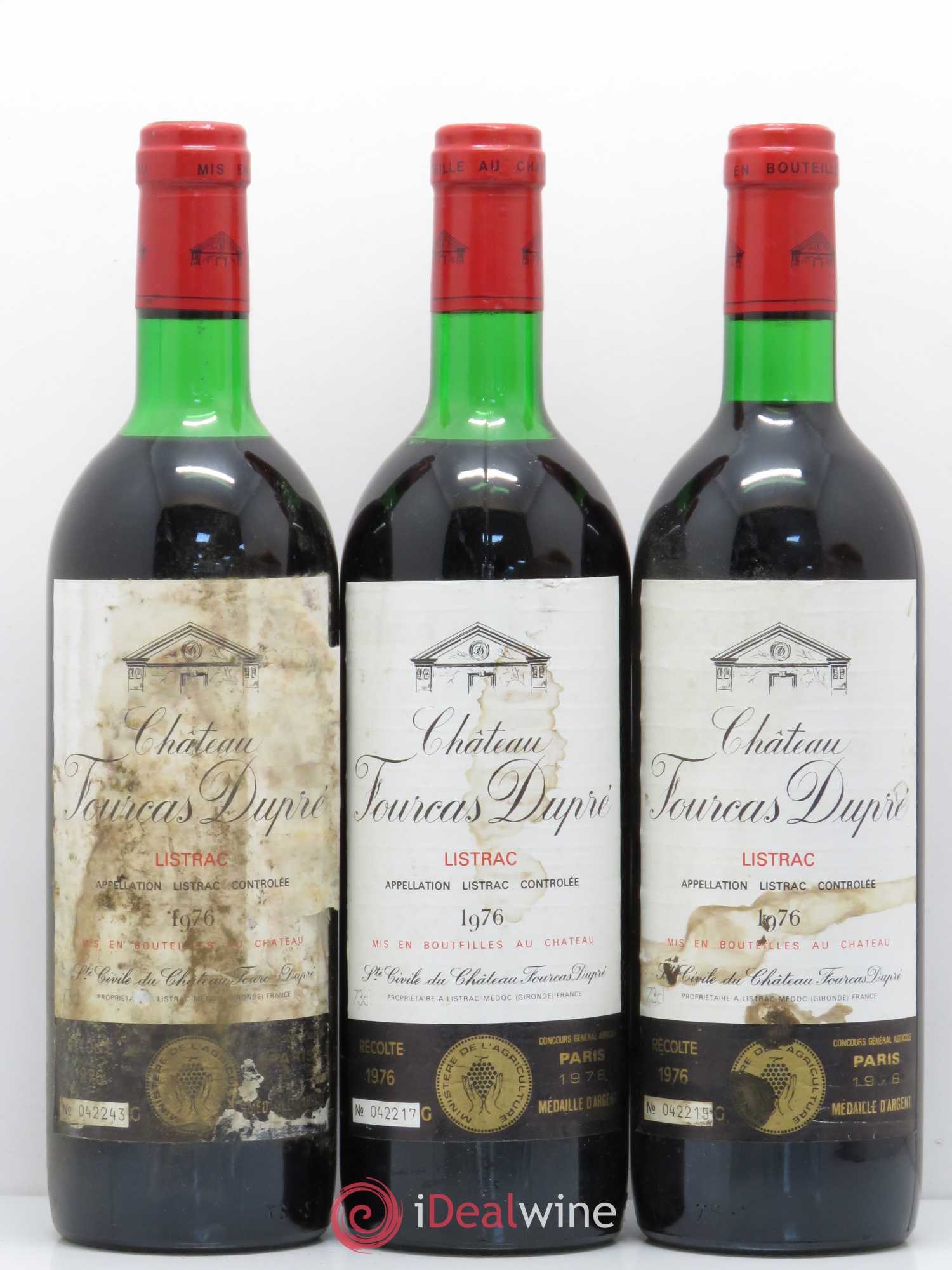 Château Fourcas Dupré (sans prix de réserve) 1976 - Lot de 12 bouteilles - 3