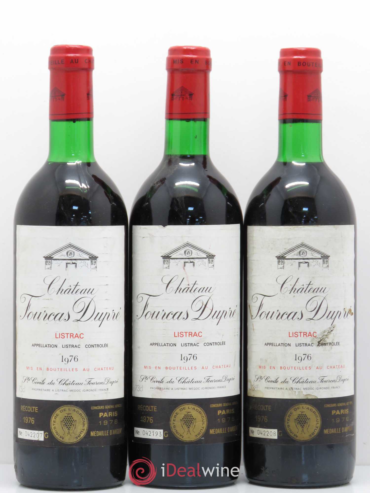 Château Fourcas Dupré (sans prix de réserve) 1976 - Lot de 12 bouteilles - 4