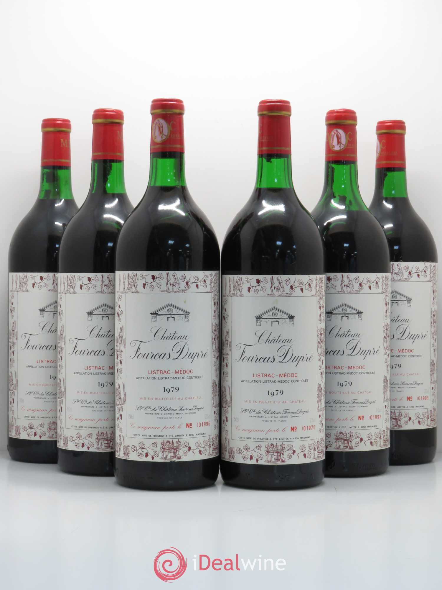 Château Fourcas Dupré 1979 - Lot de 6 magnums - 0