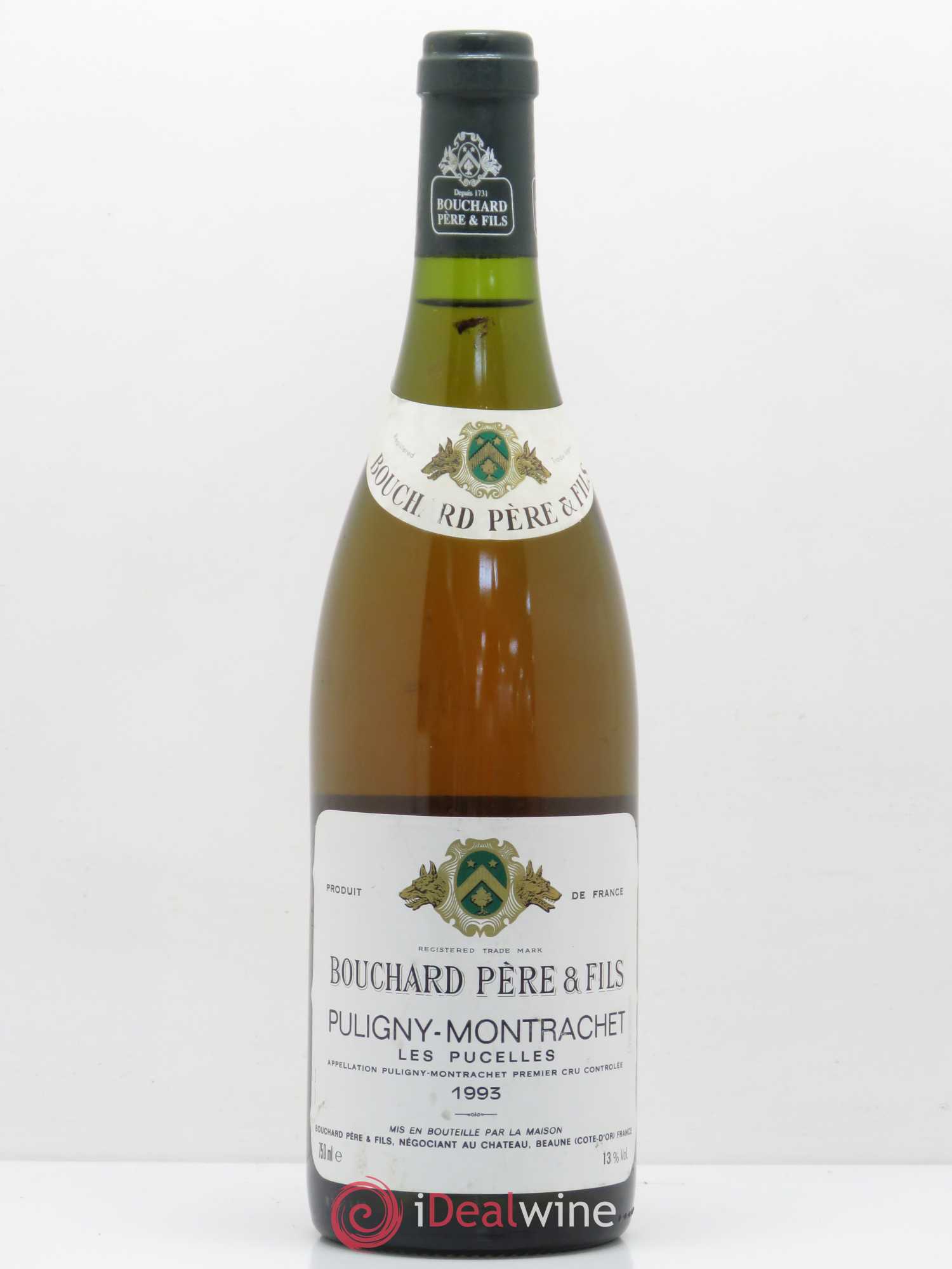 Puligny-Montrachet 1er Cru Les Pucelles Bouchard Père et Fils 1993 - Posten von 1 Flasche - 0
