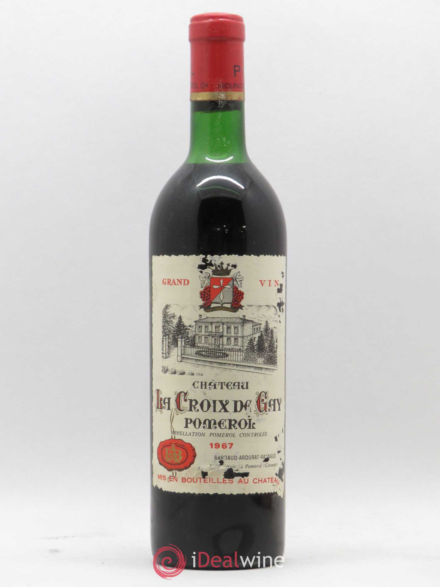 Château la Croix de Gay 1967 - Lot de 1 bouteille - 0
