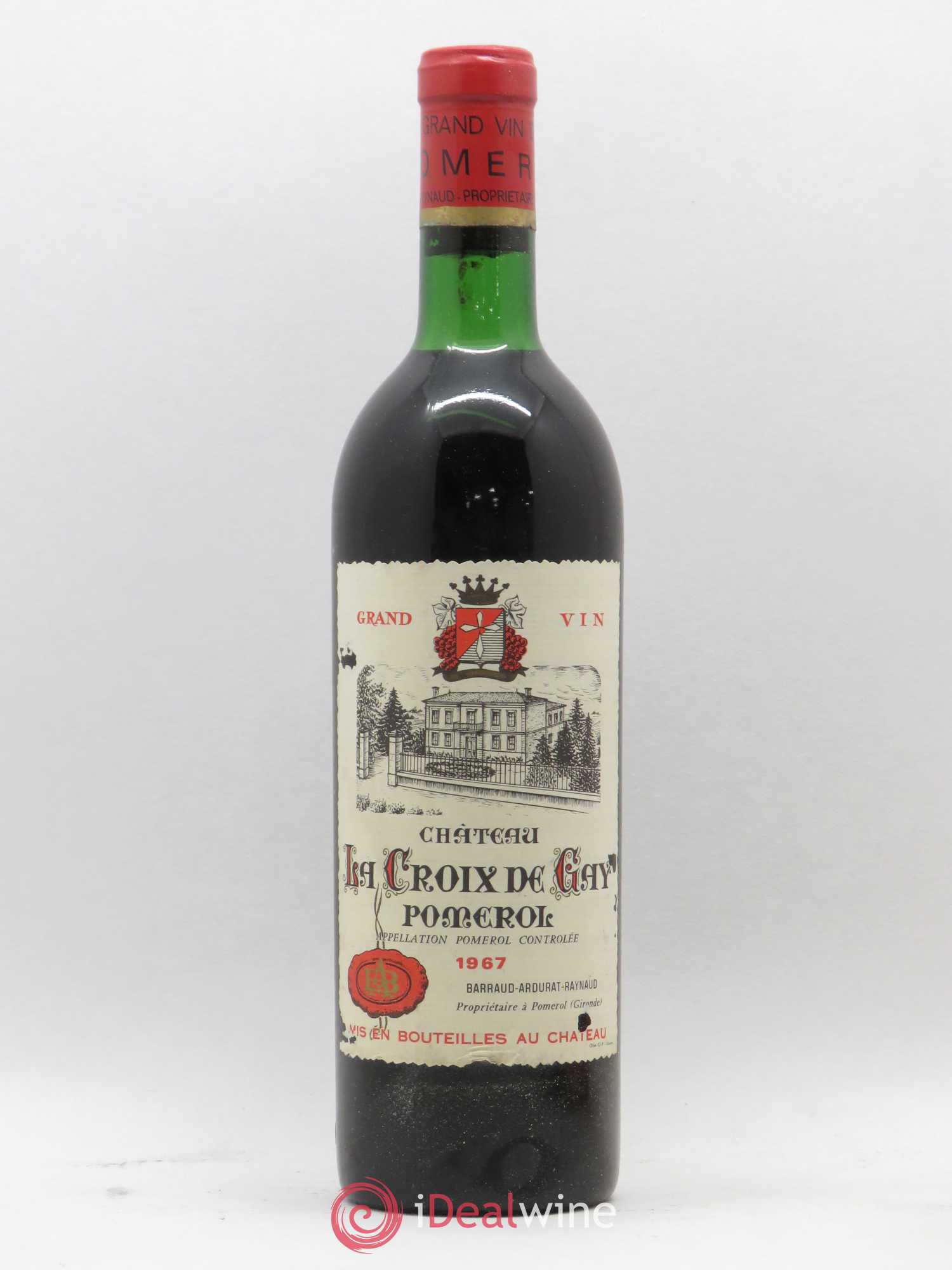 Château la Croix de Gay 1967 - Lot de 1 bouteille - 0