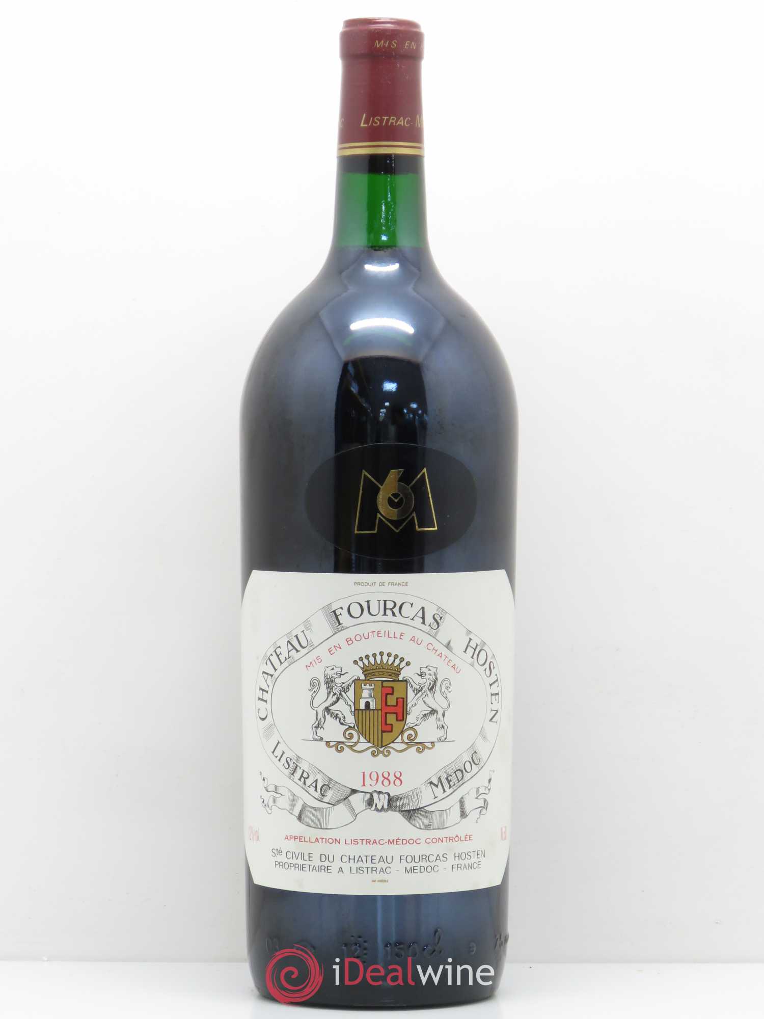 Château Fourcas Hosten Cru Bourgeois 1988 - Lot de 1 magnum - 0