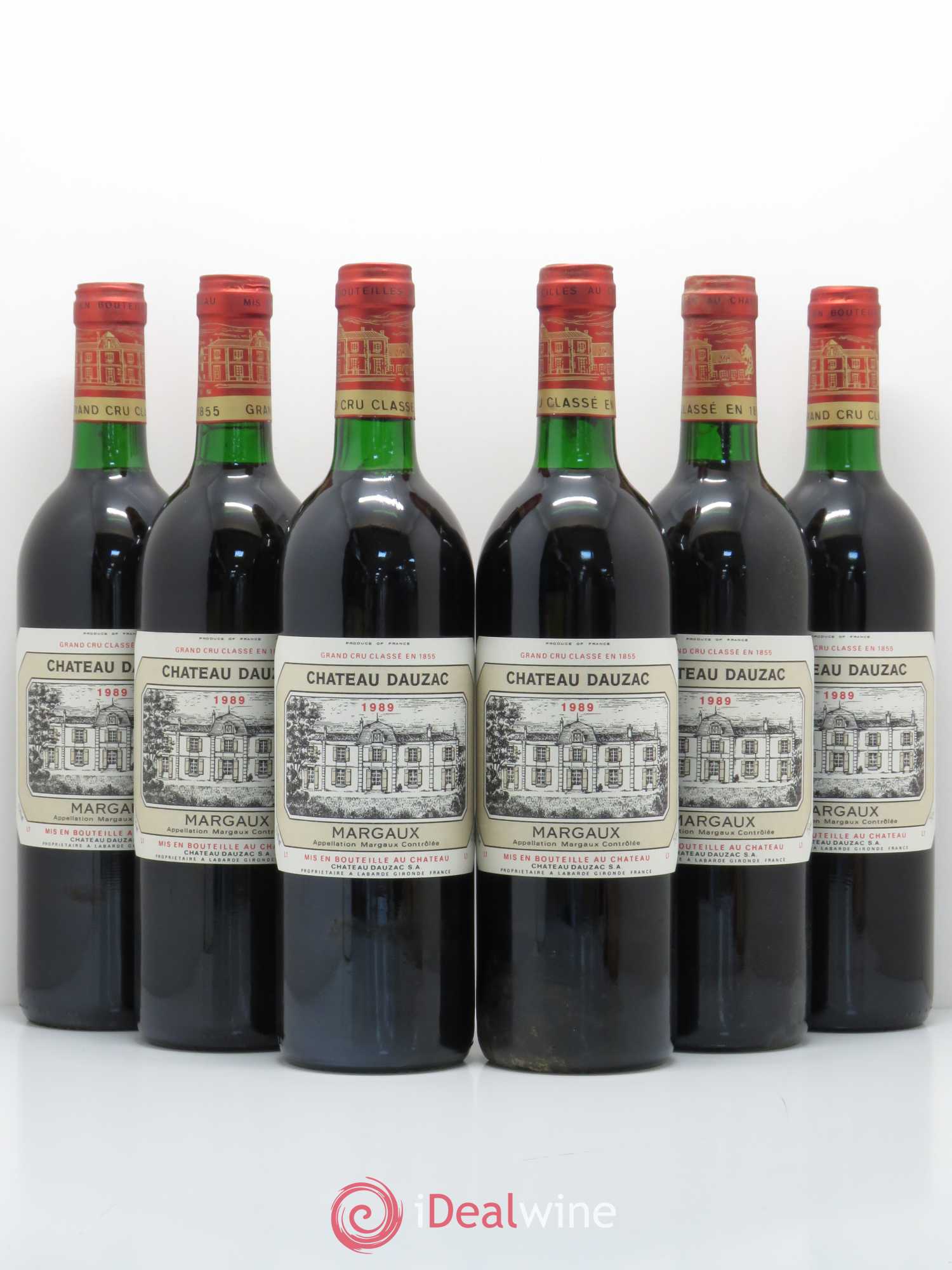 Château Dauzac 5ème Grand Cru Classé 1989 - Lot de 6 bouteilles - 0