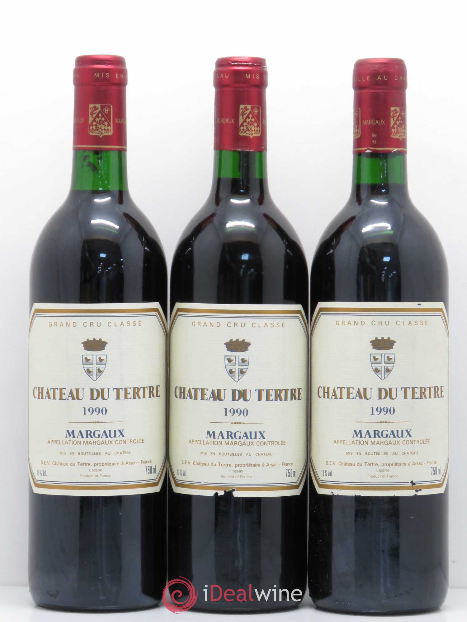 Château du Tertre 5ème Grand Cru Classé 1990 - Lot de 11 bouteilles - 2