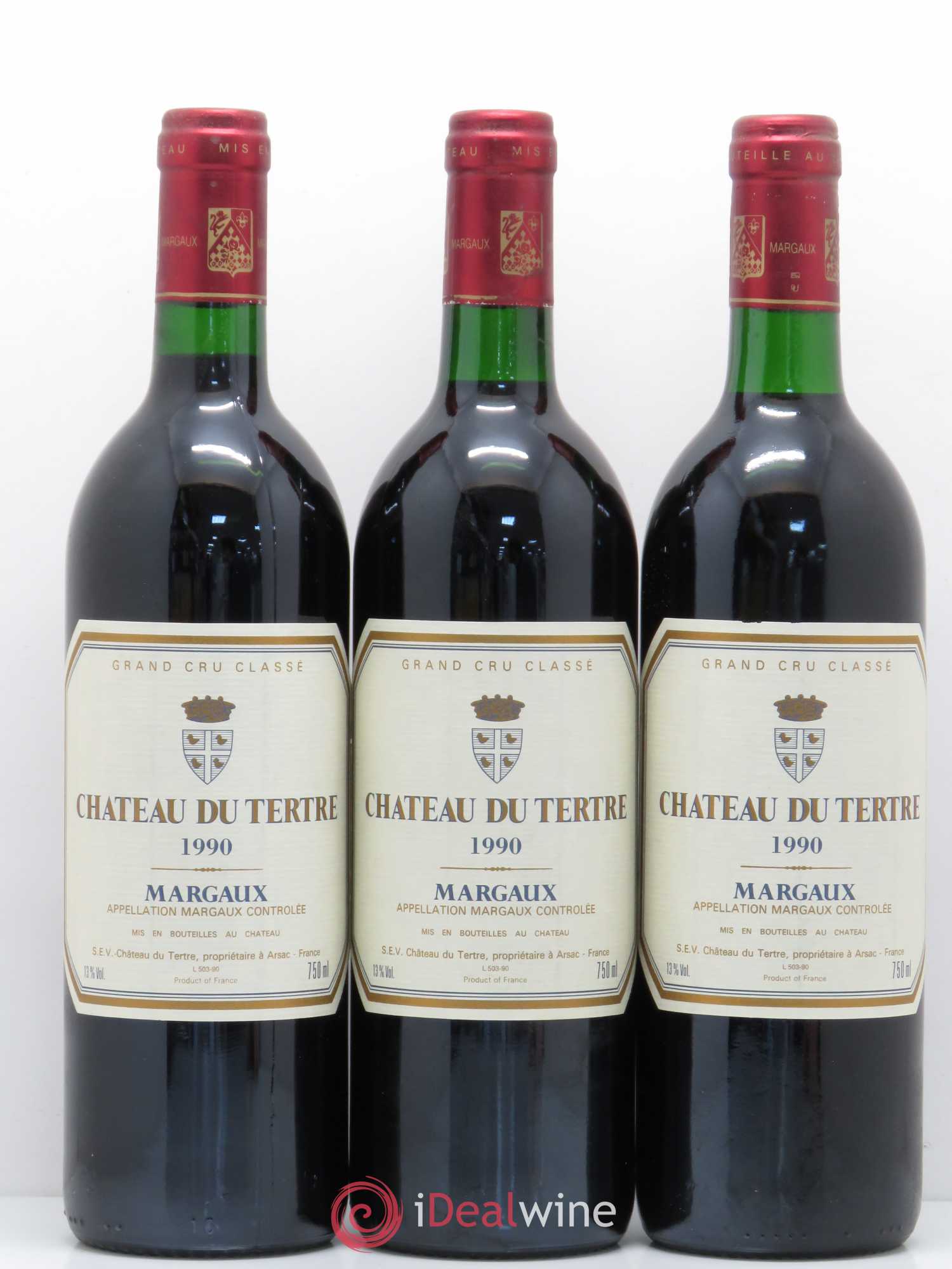 Château du Tertre 5ème Grand Cru Classé 1990 - Lot de 11 bouteilles - 3