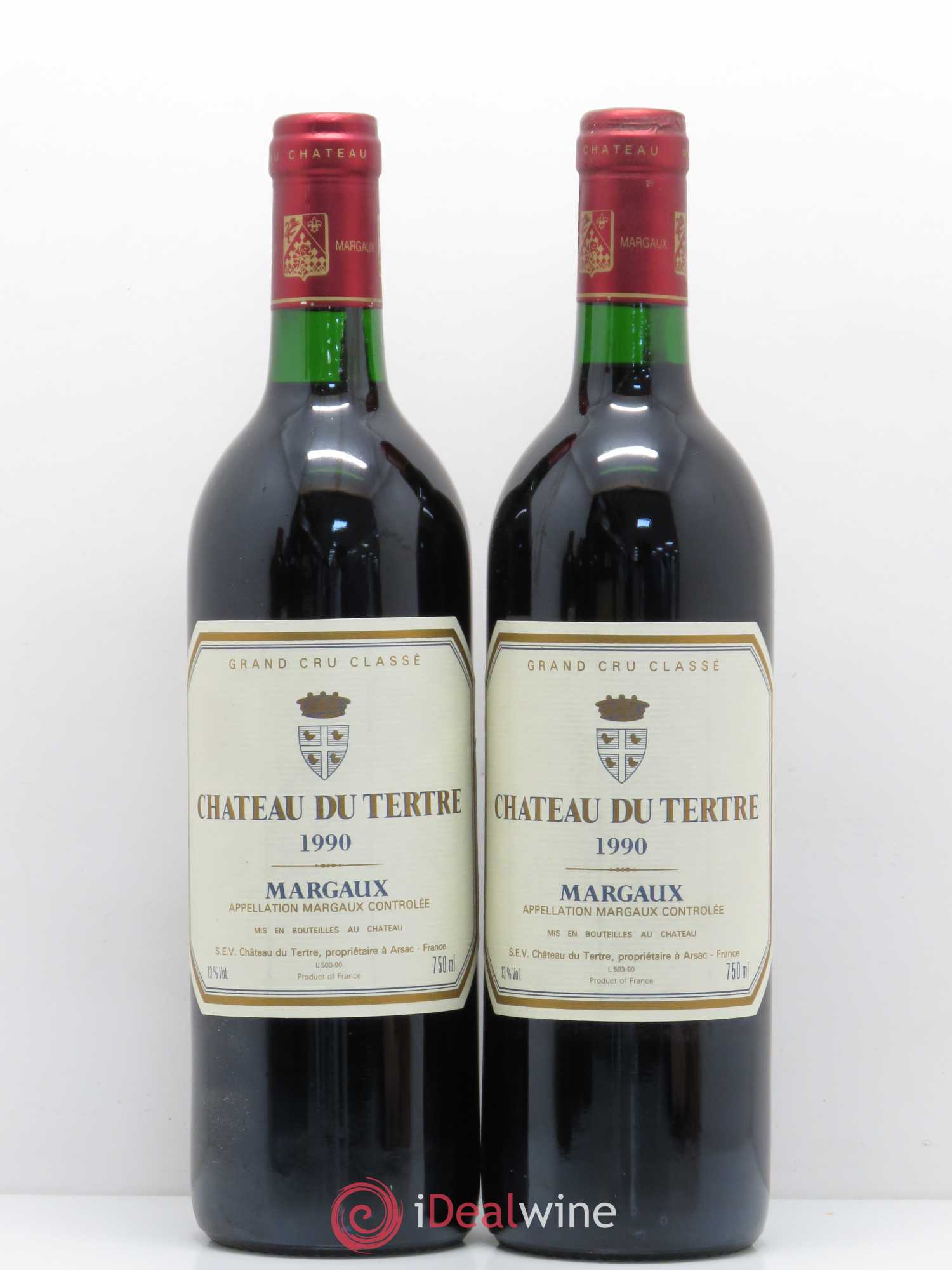 Château du Tertre 5ème Grand Cru Classé 1990 - Lot de 11 bouteilles - 4