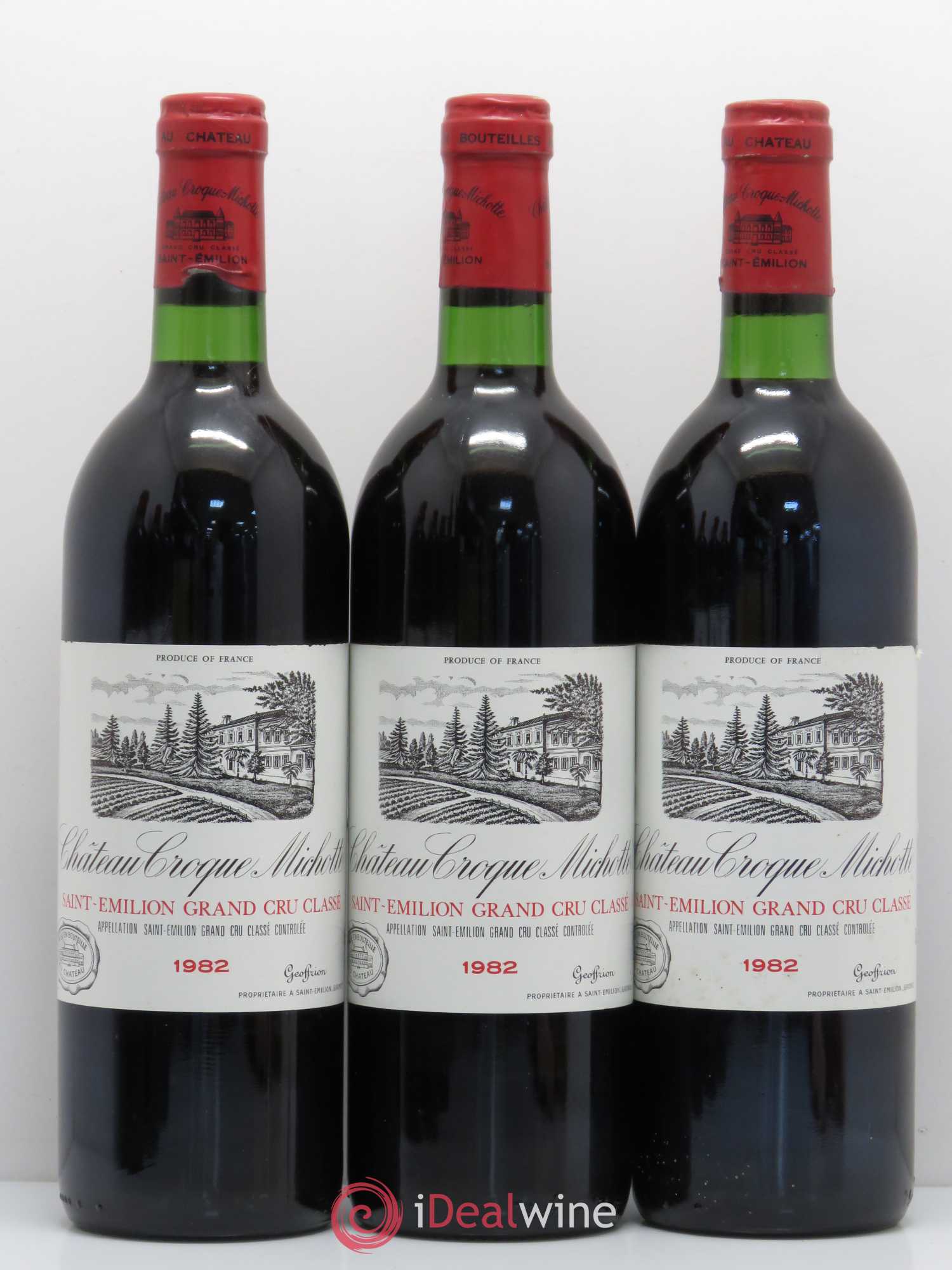 Château Croque Michotte 1982 - Lot de 12 bouteilles - 4