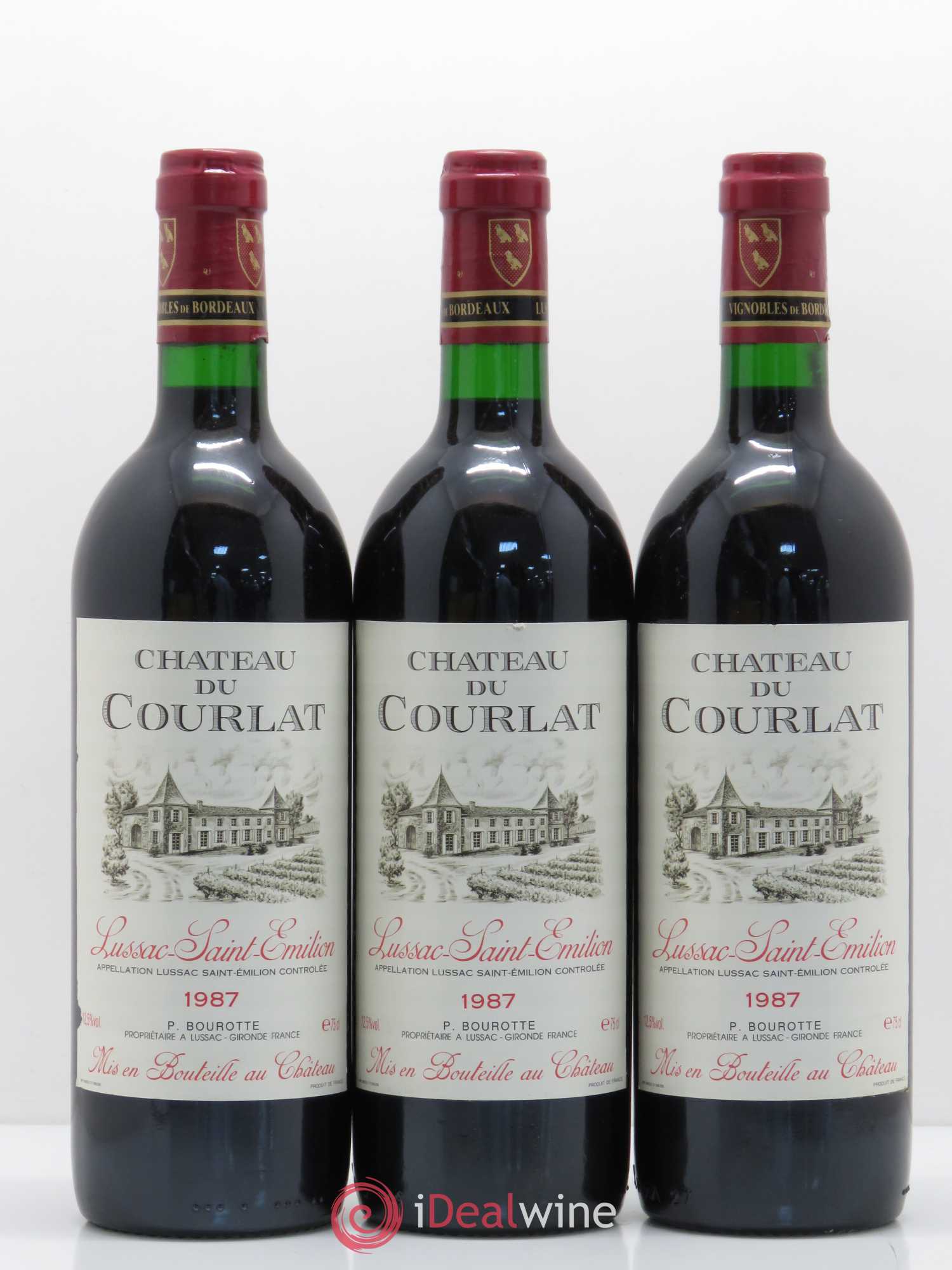 Bordeaux Château du Courlat (sans prix de réserve) 1987 - Posten von 12 Flaschen - 1