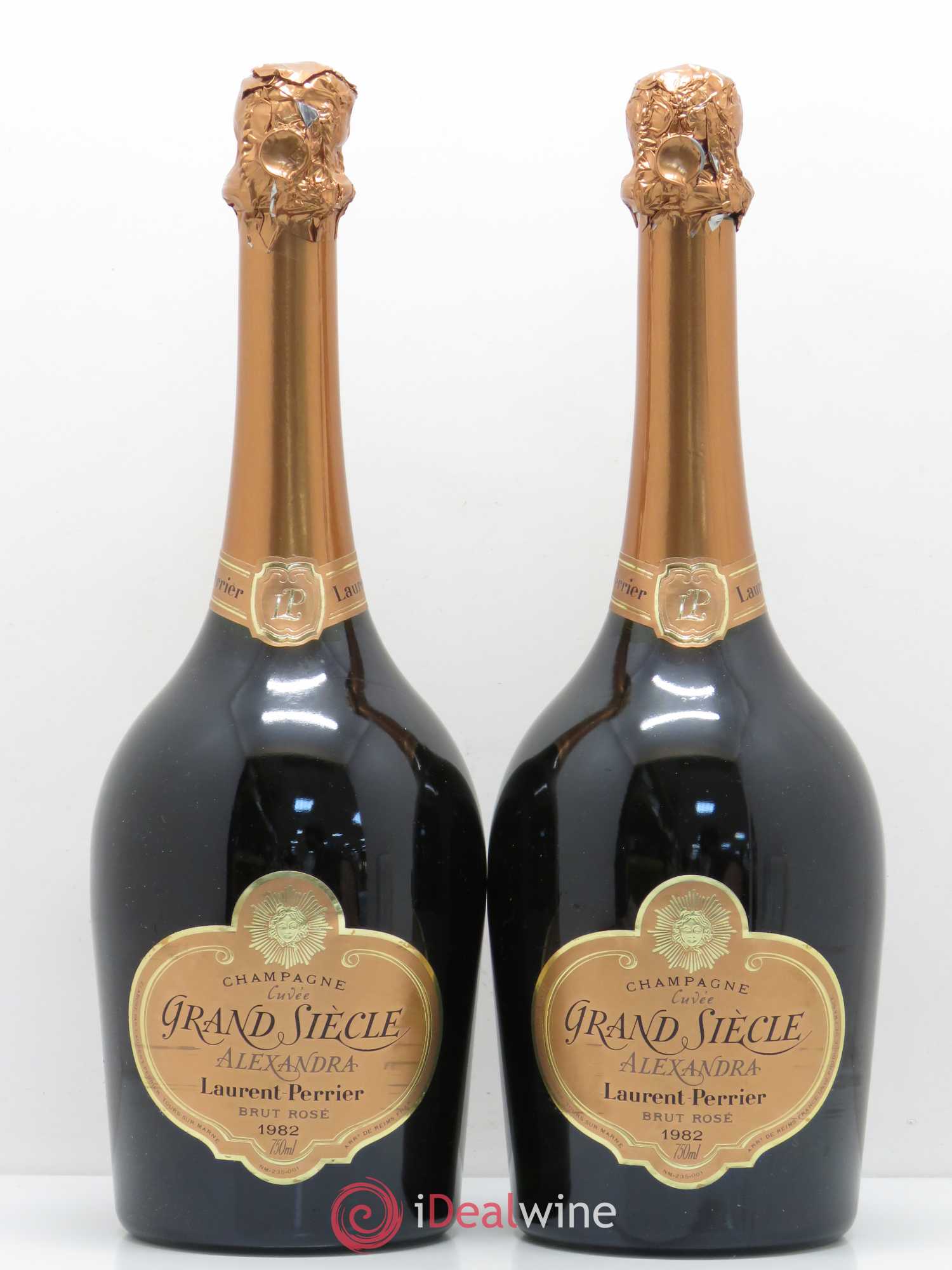 Cuvée Alexandra Laurent Perrier 1982 - Lot de 2 bouteilles - 0