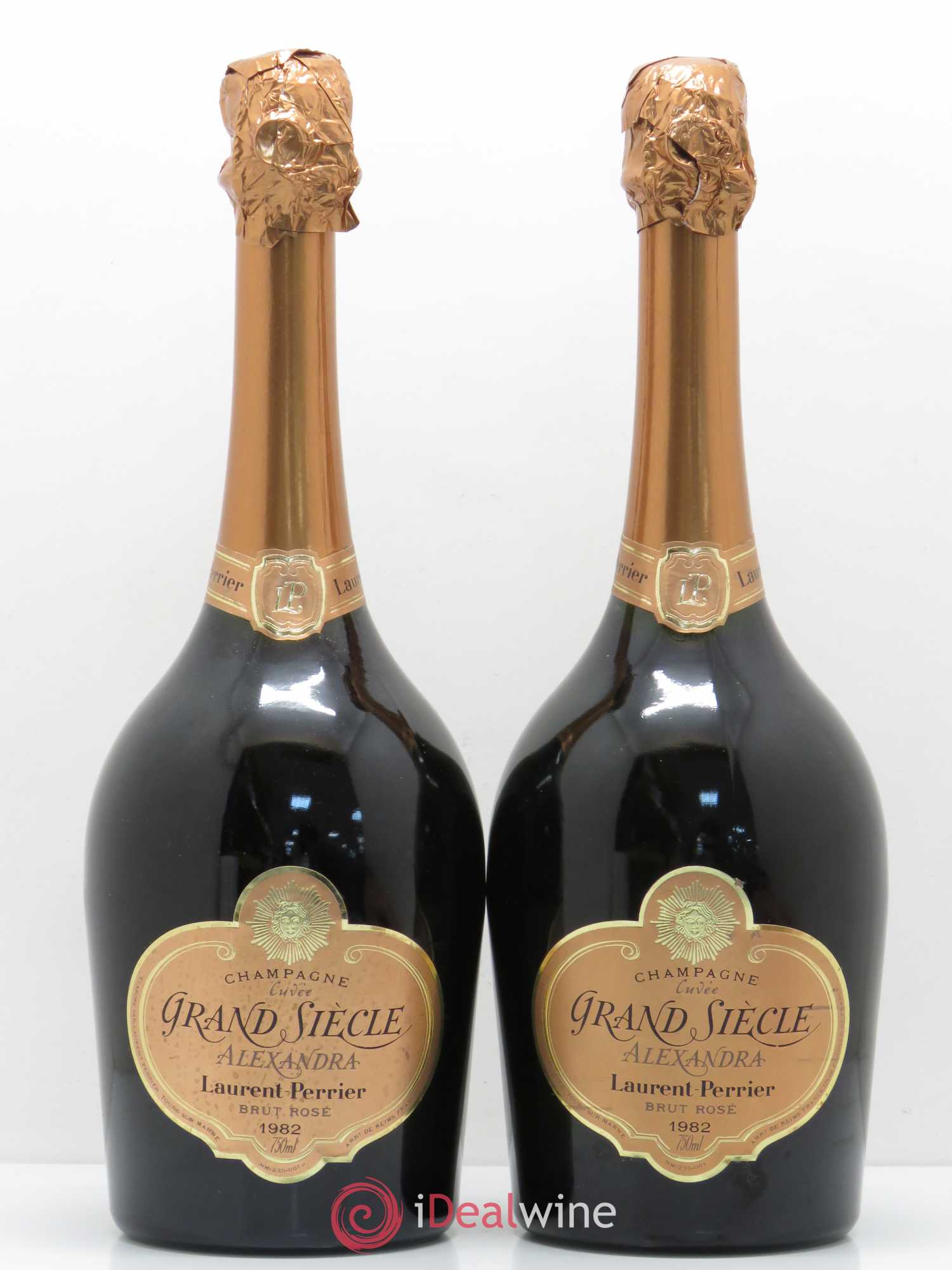 Cuvée Alexandra Laurent Perrier 1982 - Lot de 2 bouteilles - 0