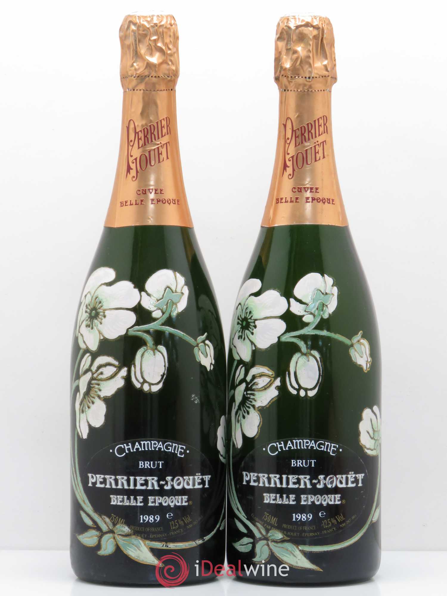 Cuvée Belle Epoque Brut Perrier-Jouët 1989 - Lot de 2 bouteilles - 0