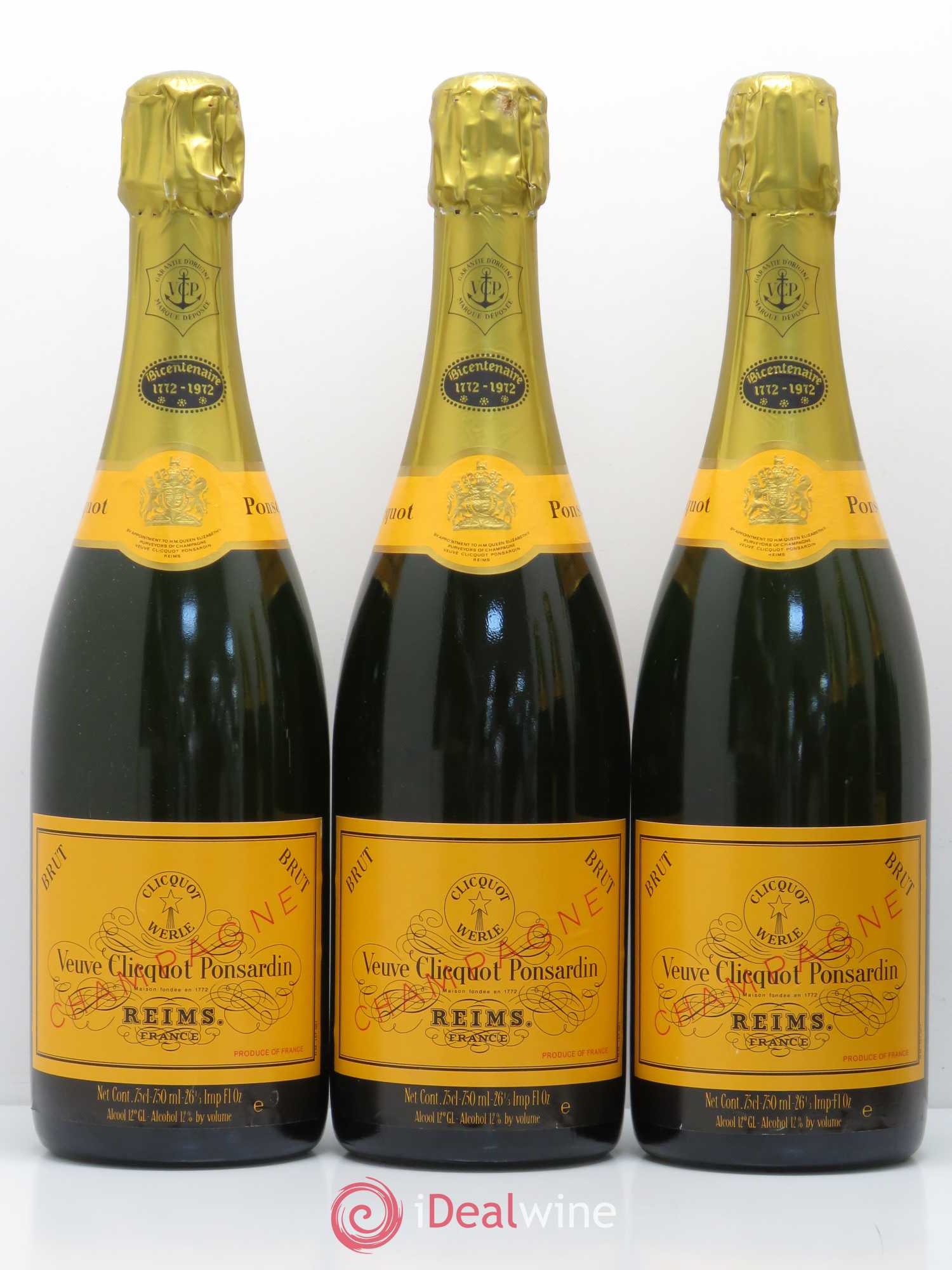 Champagne Veuve Clicquot Ponsardin - Lot de 6 bouteilles - 1