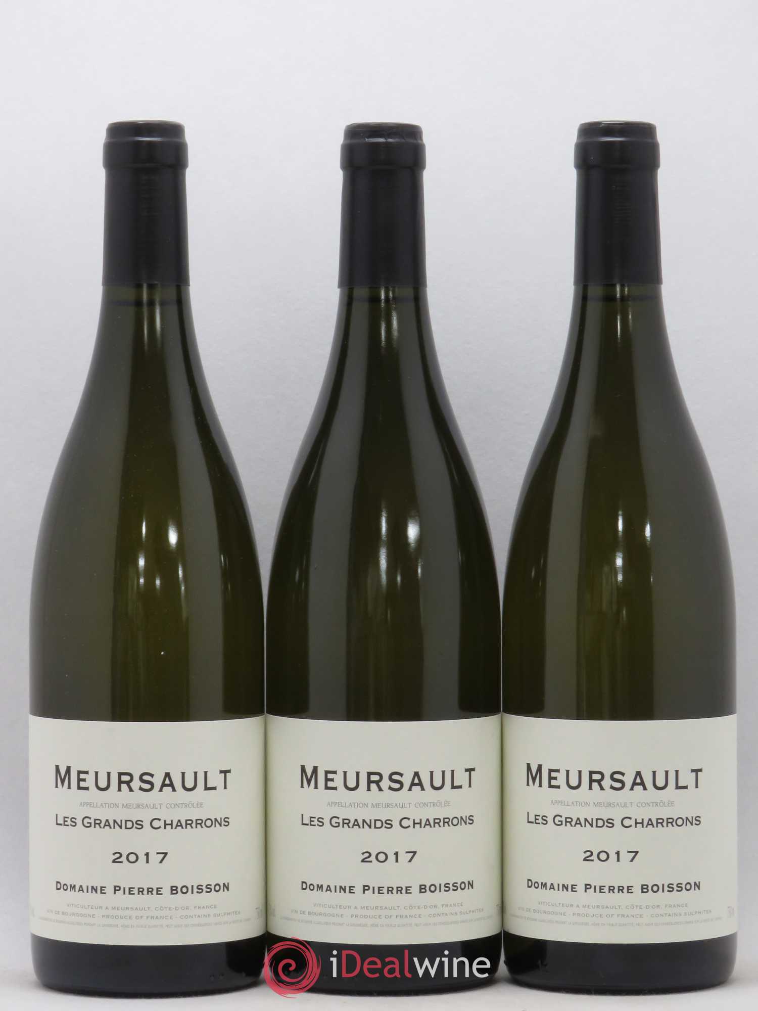 Meursault Les Grands Charrons Pierre Boisson (Domaine) 2017 - Lot de 3 bouteilles - 0