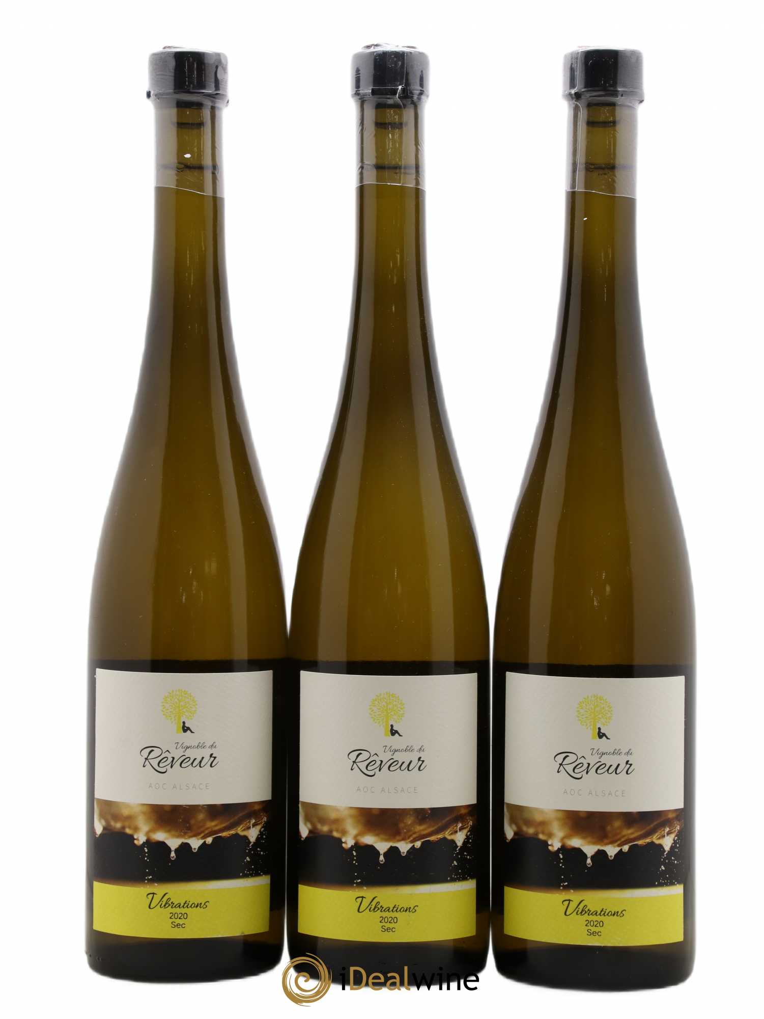 Alsace Vibrations Vignoble du Rêveur (sans prix de réserve) 2020 - Lot de 3 bouteilles - 0