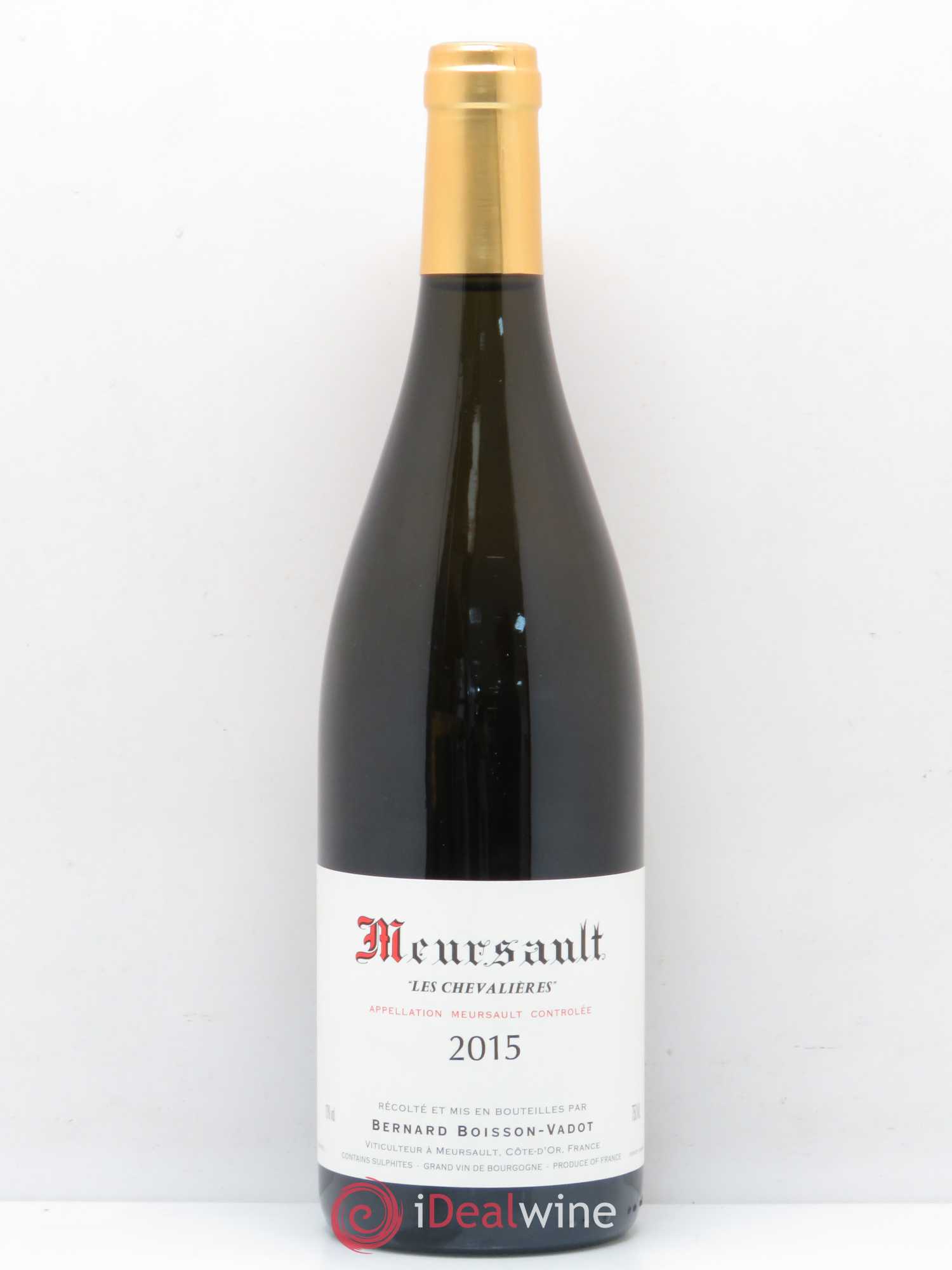 Meursault Les Chevalières Boisson-Vadot (Domaine) 2015 - Lot de 1 bouteille - 0