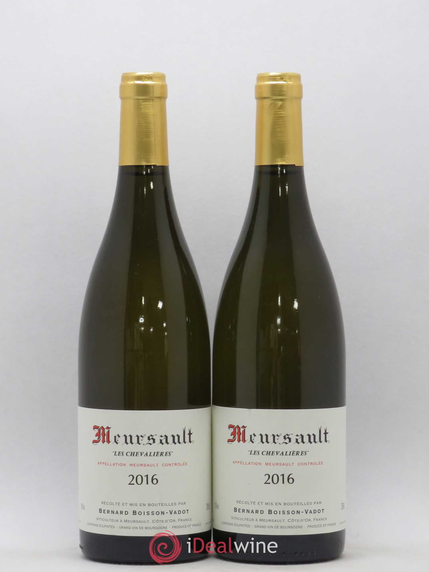 Meursault Les Chevalières Boisson-Vadot (Domaine) 2016 - Lot de 2 bouteilles - 0