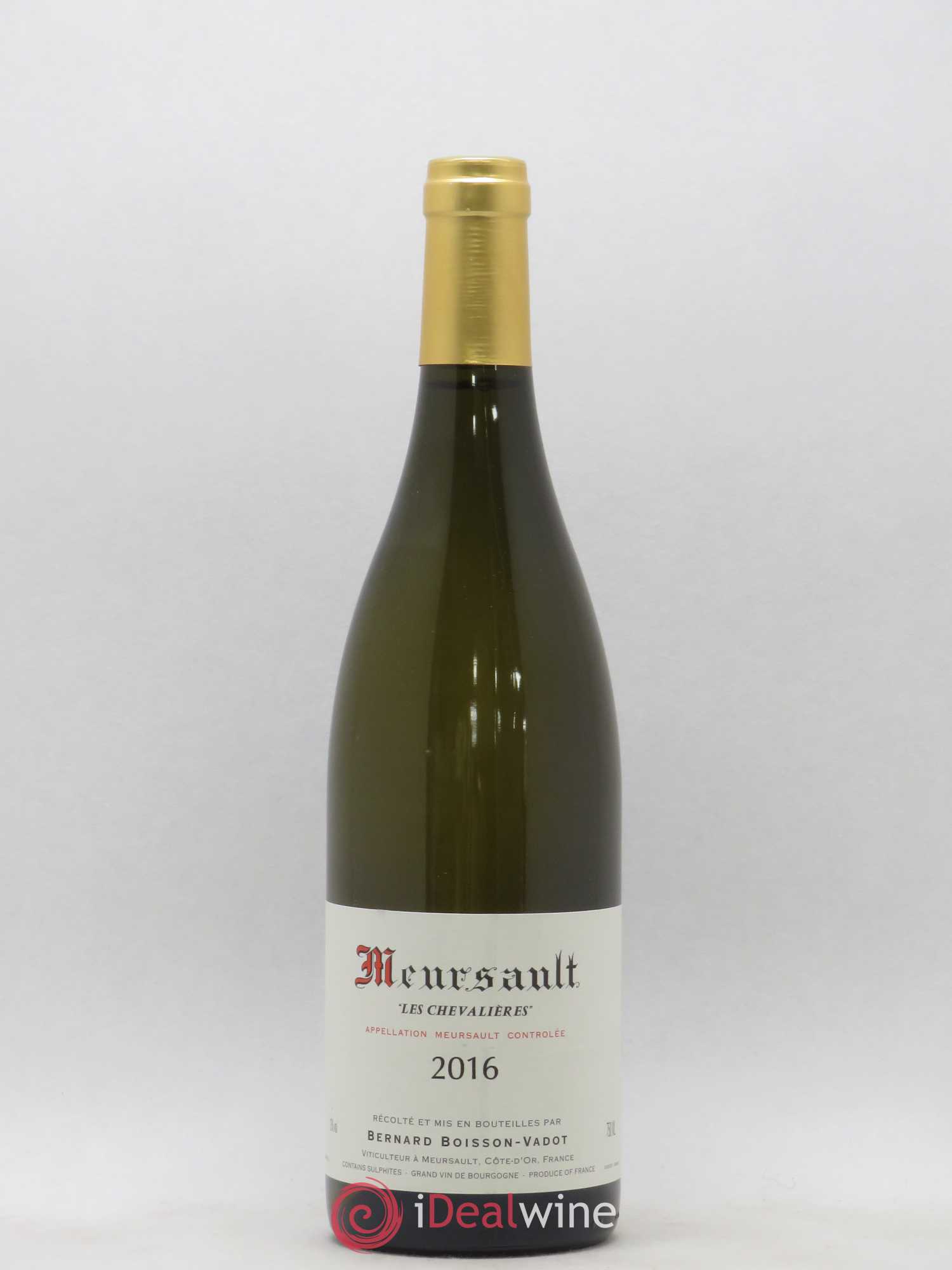 Meursault Les Chevalières Boisson-Vadot (Domaine) 2016 - Lot de 1 bouteille - 0