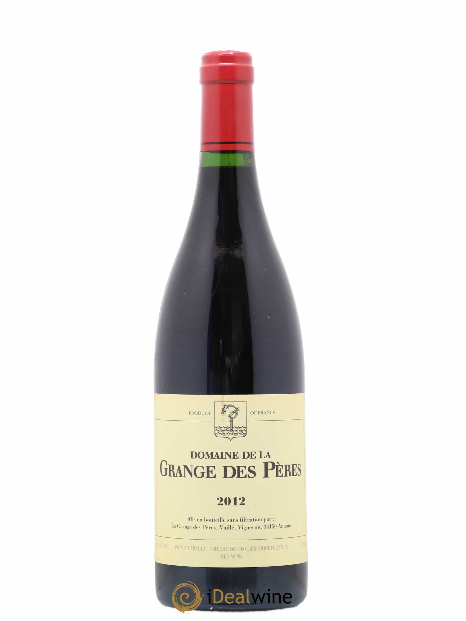 Pays d'Hérault Grange des Pères Laurent Vaillé 2012 - Lot de 1 bouteille - 0
