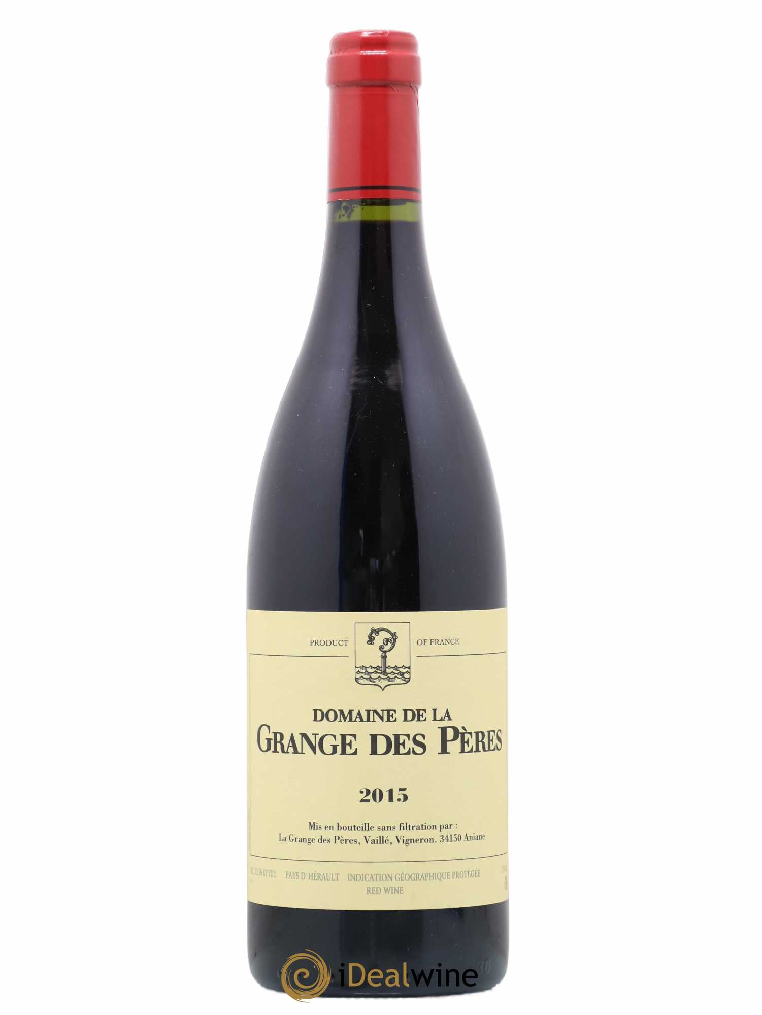 Pays d'Hérault Grange des Pères Laurent Vaillé 2015 - Lot of 1 bottle - 0