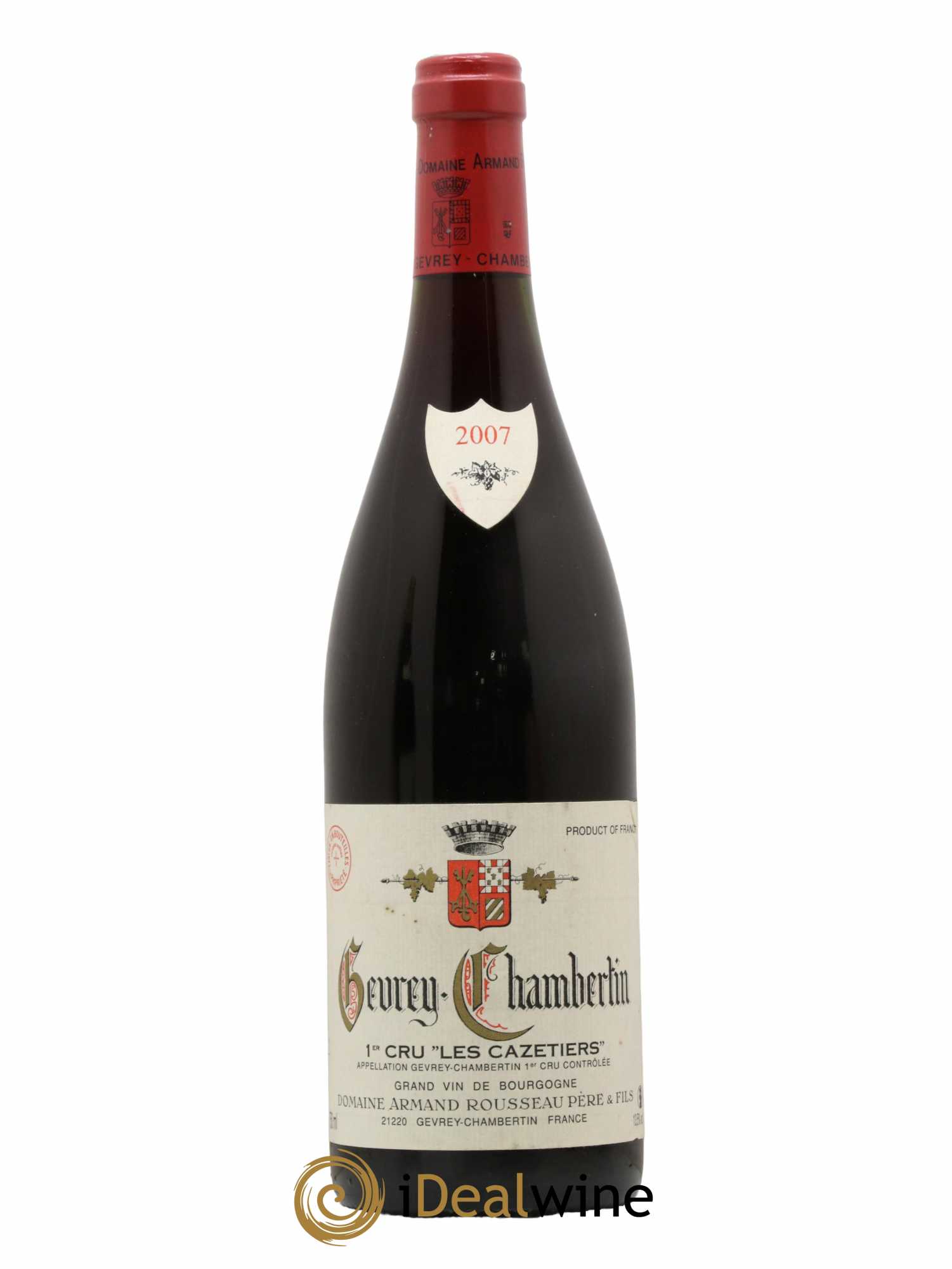 Gevrey-Chambertin 1er Cru Les Cazetiers Armand Rousseau (Domaine) 2007 - Lot de 1 bouteille - 0
