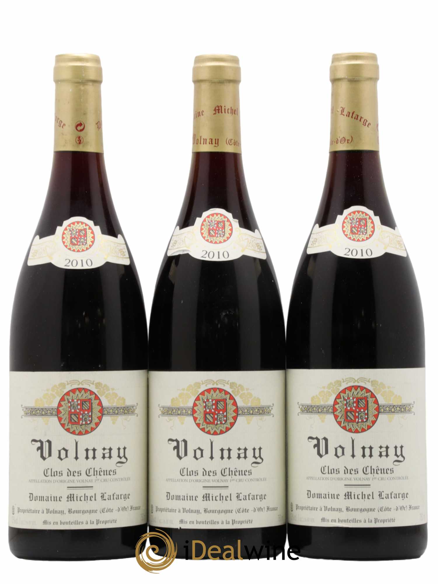 Volnay 1er Cru Clos des Chênes Lafarge (Domaine) 2010 - Lot de 3 bouteilles - 0