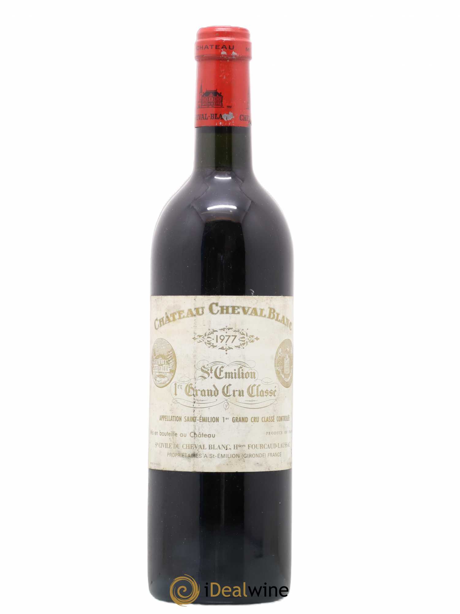 Château Cheval Blanc 1er Grand Cru Classé A 1977 - Lot de 1 bouteille - 0