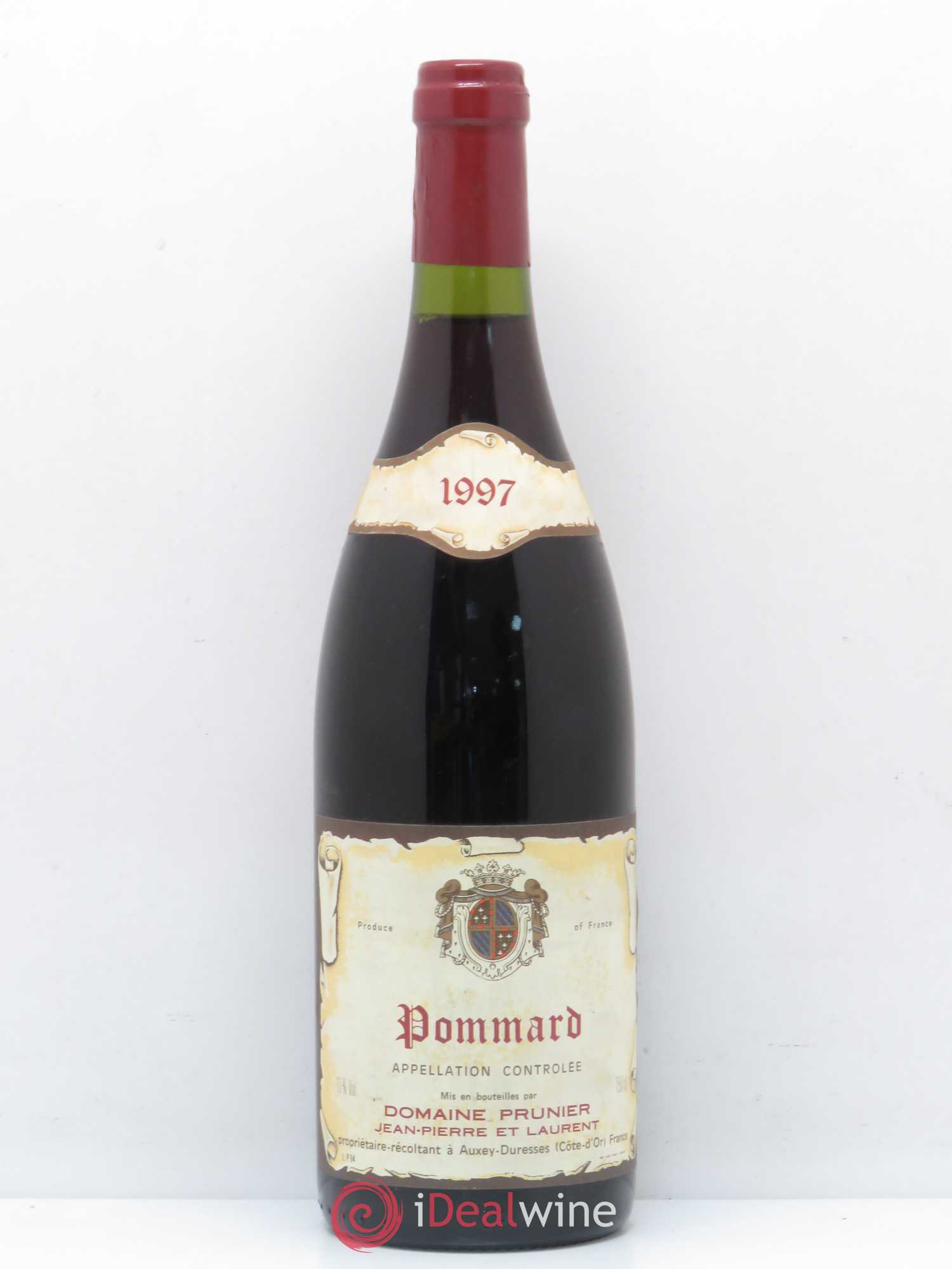 Pommard Domaine Prunier (sans prix de réserve) 1997 - Posten von 1 Flasche - 0