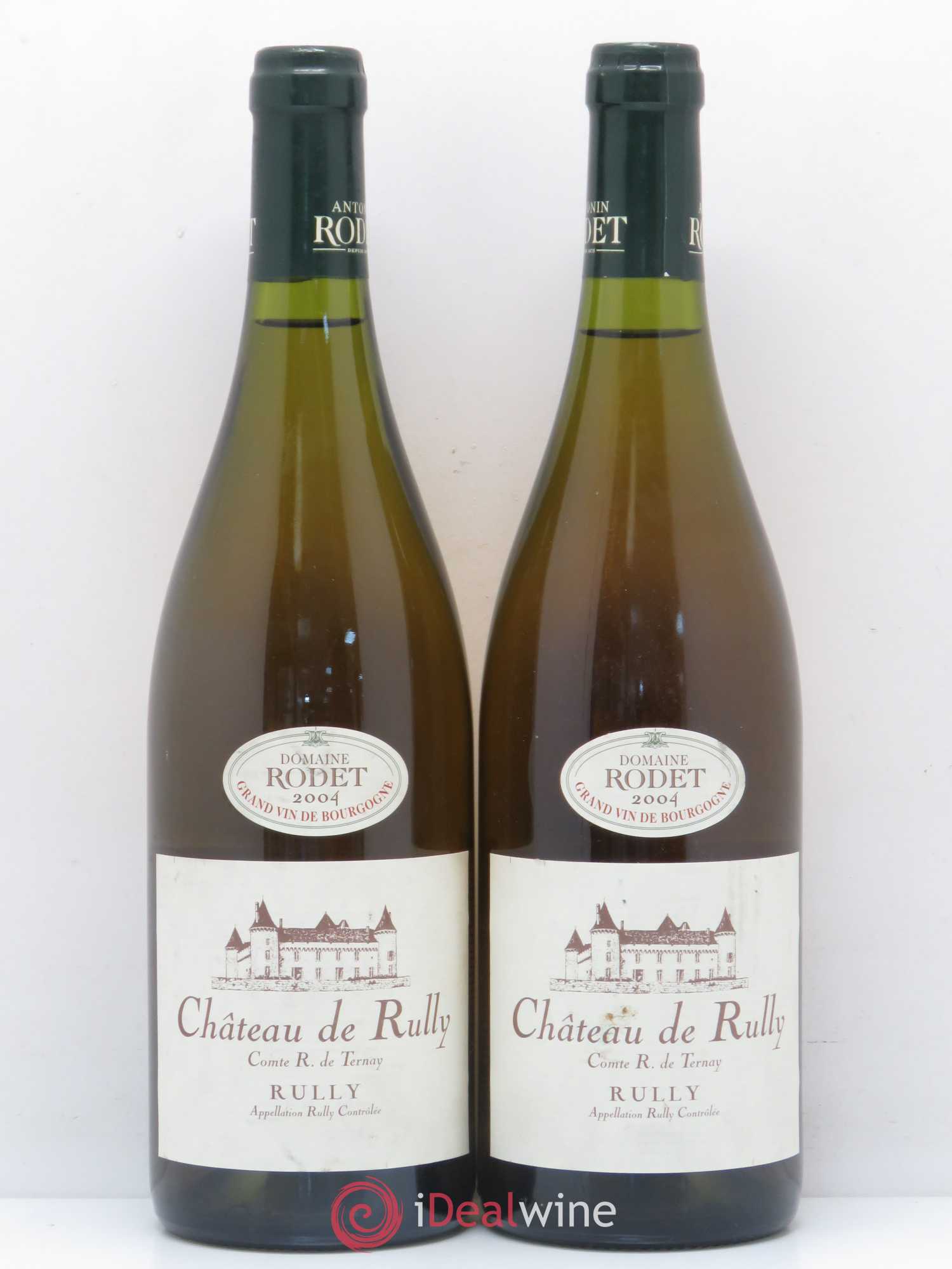 Rully Château de Rully Comte R. de Ternay Domaine Rodet 2004 - Lot de 2 bouteilles - 0