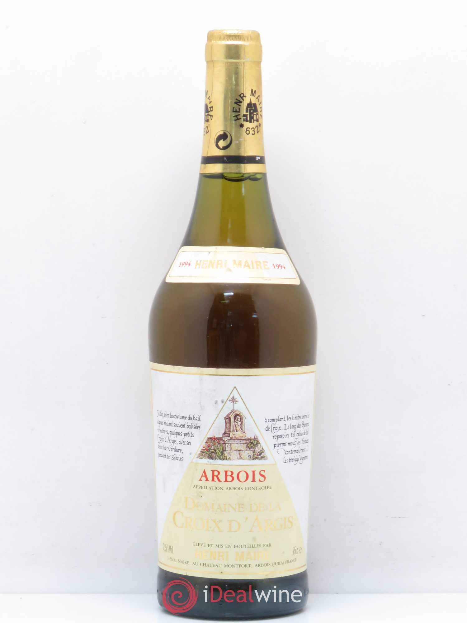 Arbois Domaine de La Croix d'Argis Henri Maire 1994 - Lot de 1 bouteille - 0