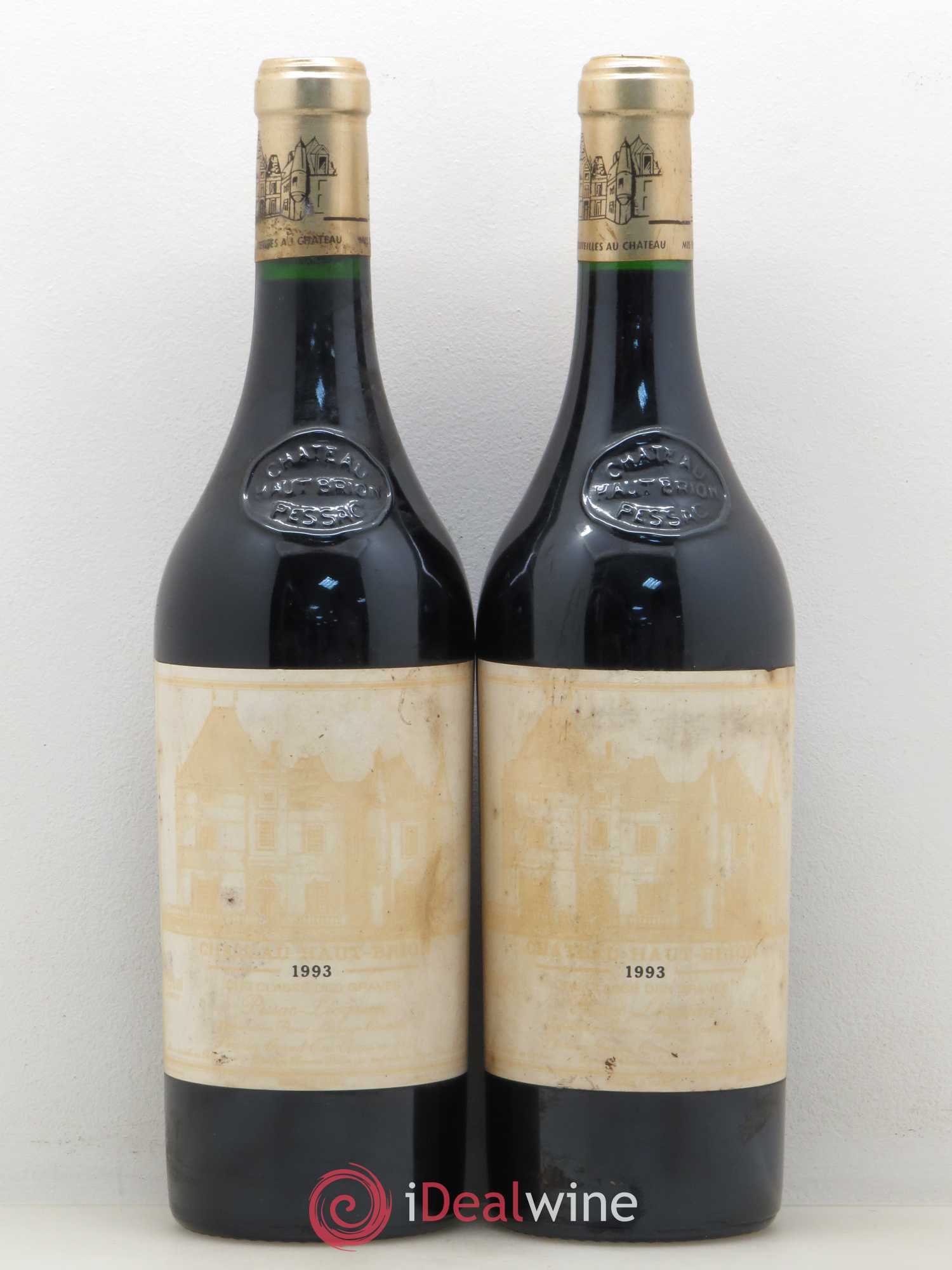 Château Haut Brion 1er Grand Cru Classé 1993 - Lot de 2 bouteilles - 0