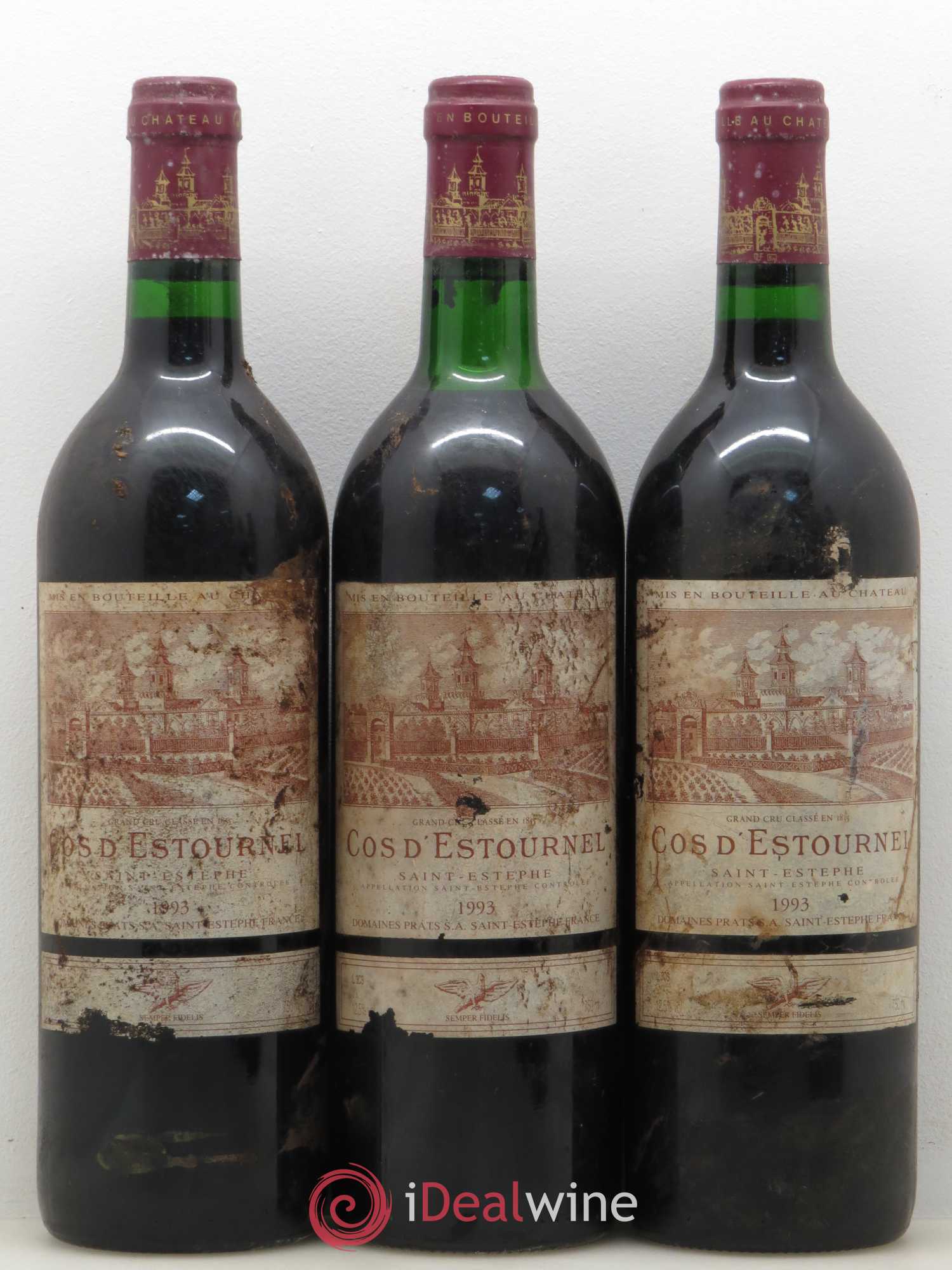 Cos d'Estournel 2ème Grand Cru Classé 1993 - Lot de 6 bouteilles - 1