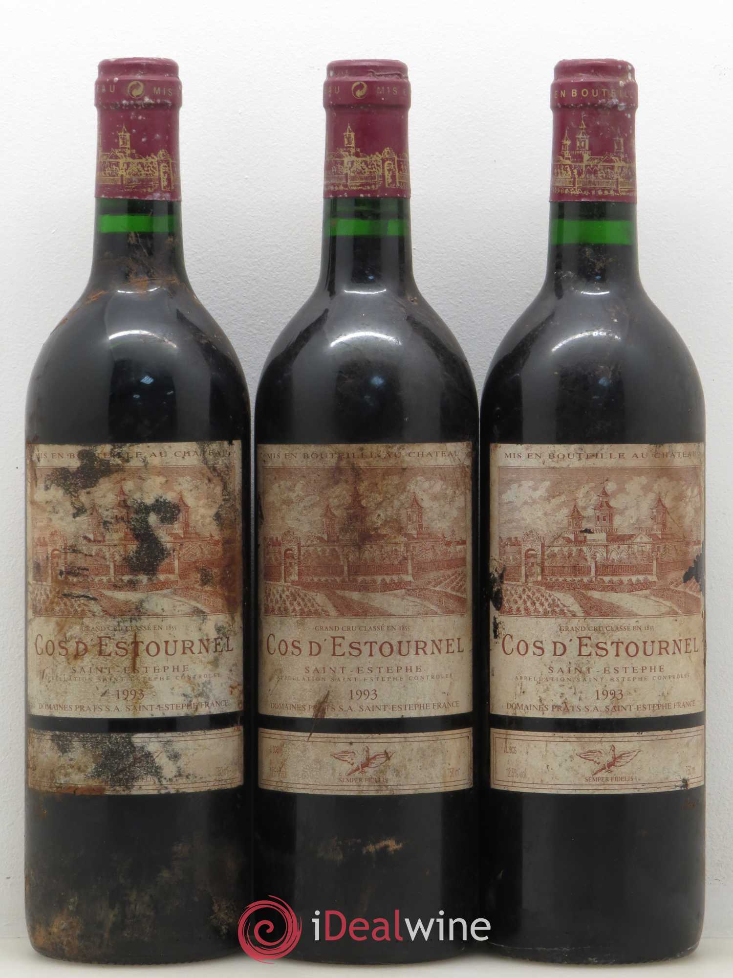 Cos d'Estournel 2ème Grand Cru Classé 1993 - Lot de 6 bouteilles - 2