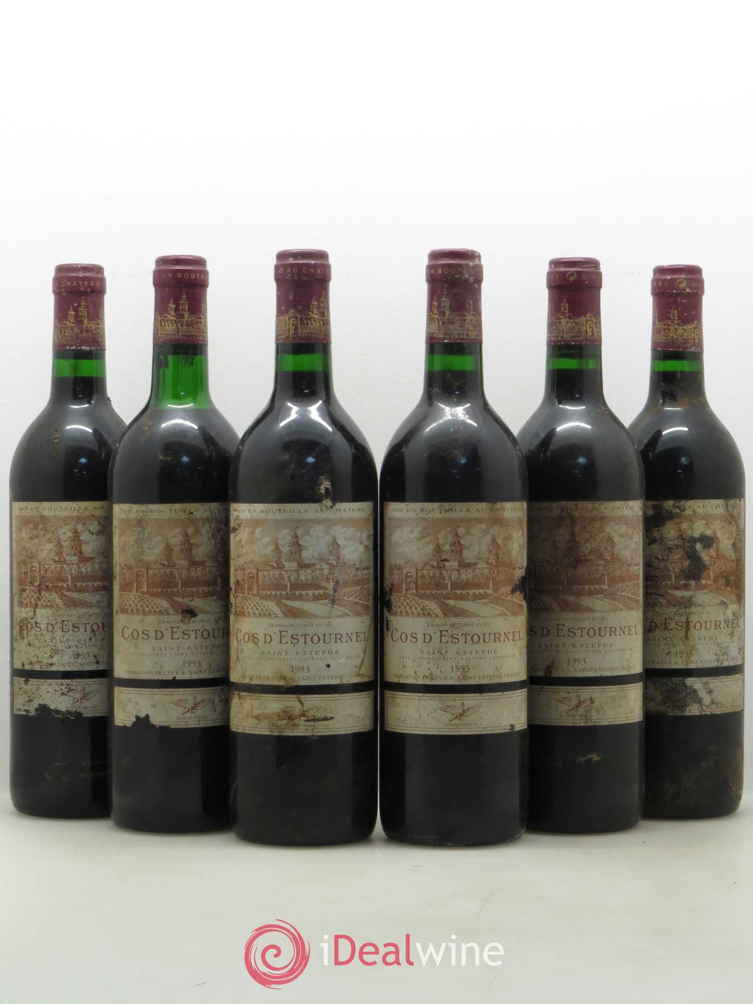 Cos d'Estournel 2ème Grand Cru Classé 1993 - Lot de 6 bouteilles - 0