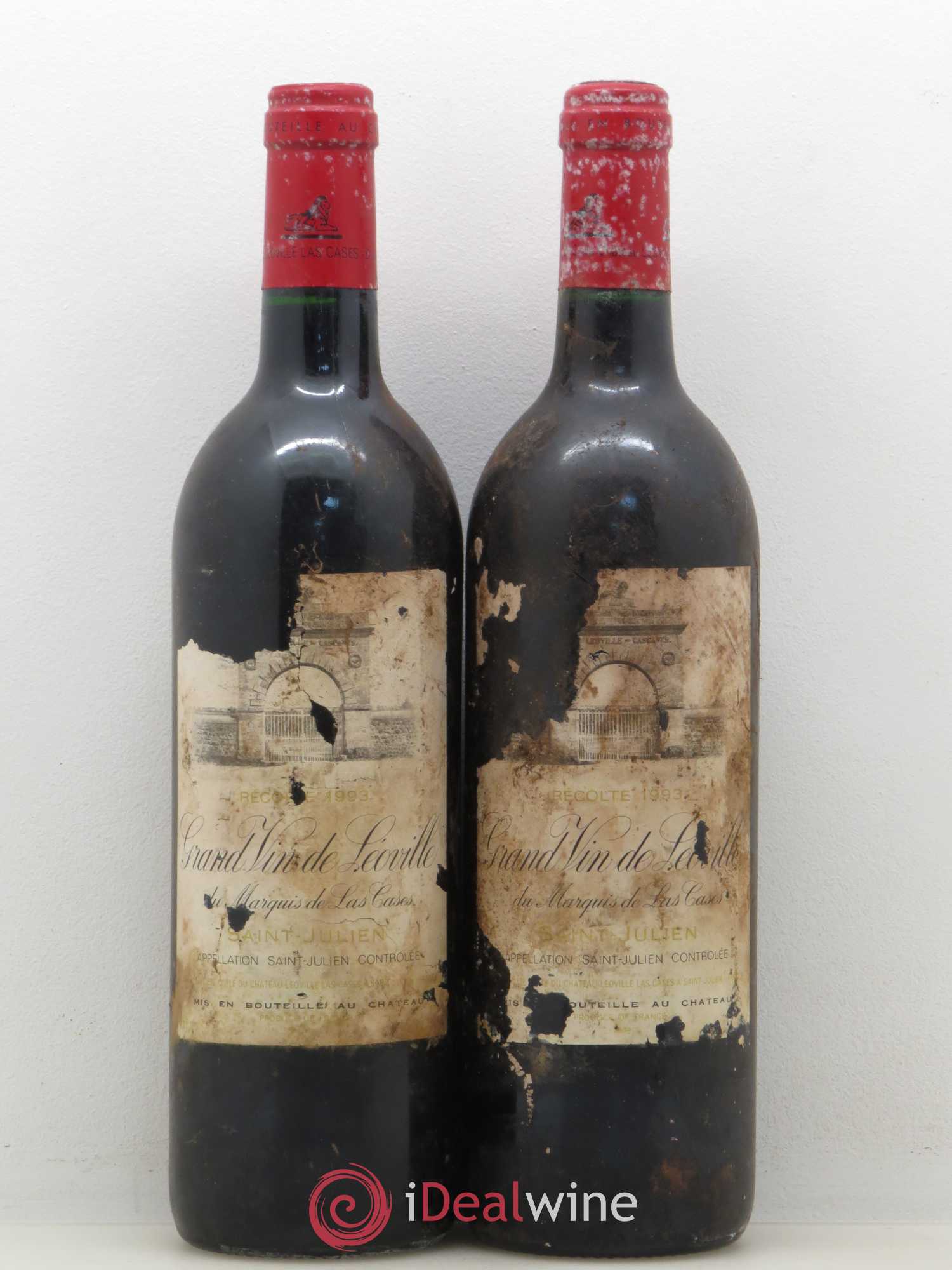 Château Léoville Las Cases 2ème Grand Cru Classé 1993 - Lot de 2 bouteilles - 0