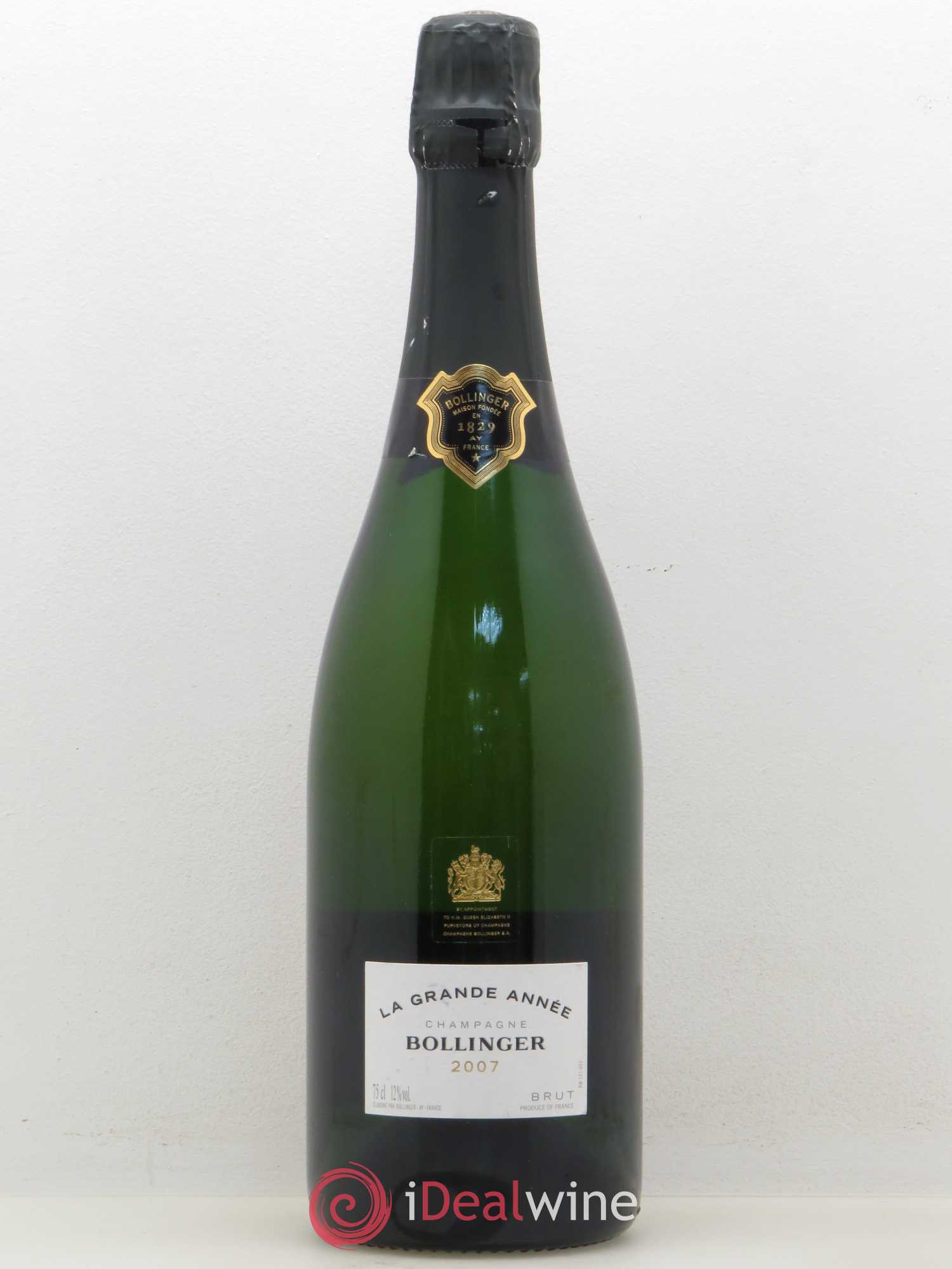 La Grande Année Brut Bollinger 2007 - Lot de 1 bouteille - 0