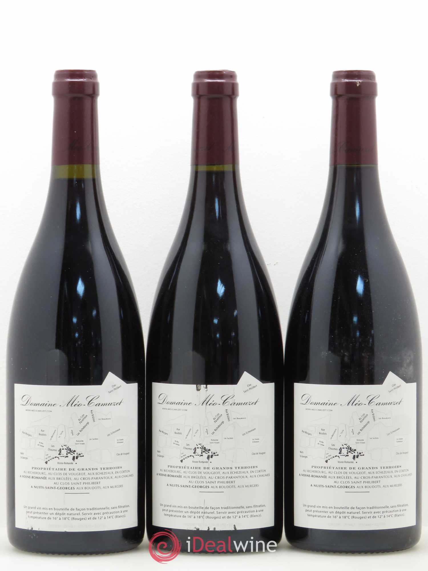 Clos de Vougeot Grand Cru Méo-Camuzet (Domaine) 2004 - Lot de 3 bouteilles - 1