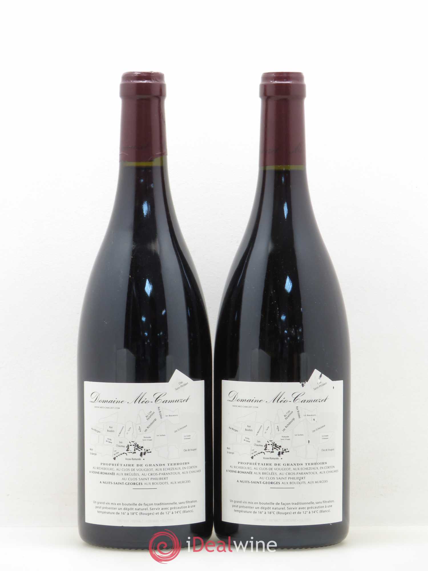 Clos de Vougeot Grand Cru Méo-Camuzet (Domaine) 2004 - Lot de 2 bouteilles - 1
